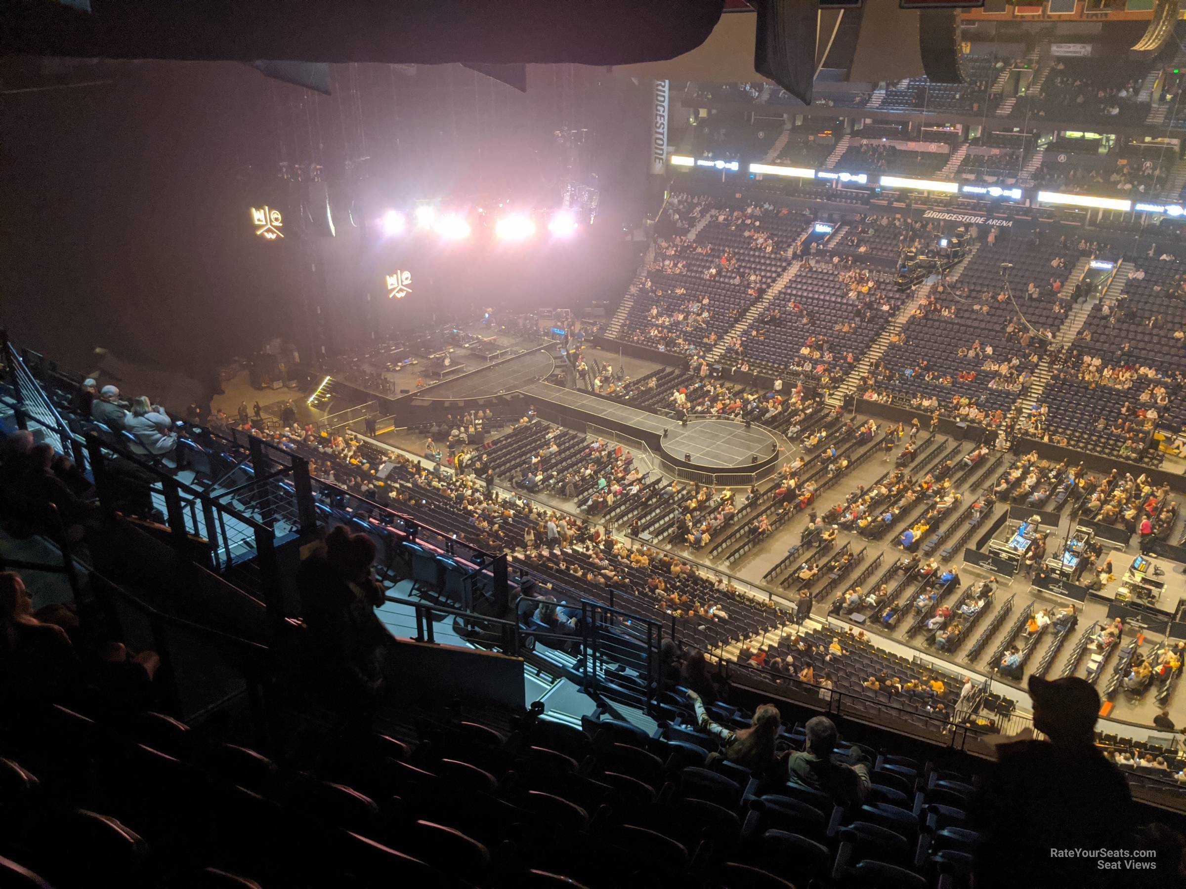 A View From My Seat Bridgestone Arena - ktgaugv