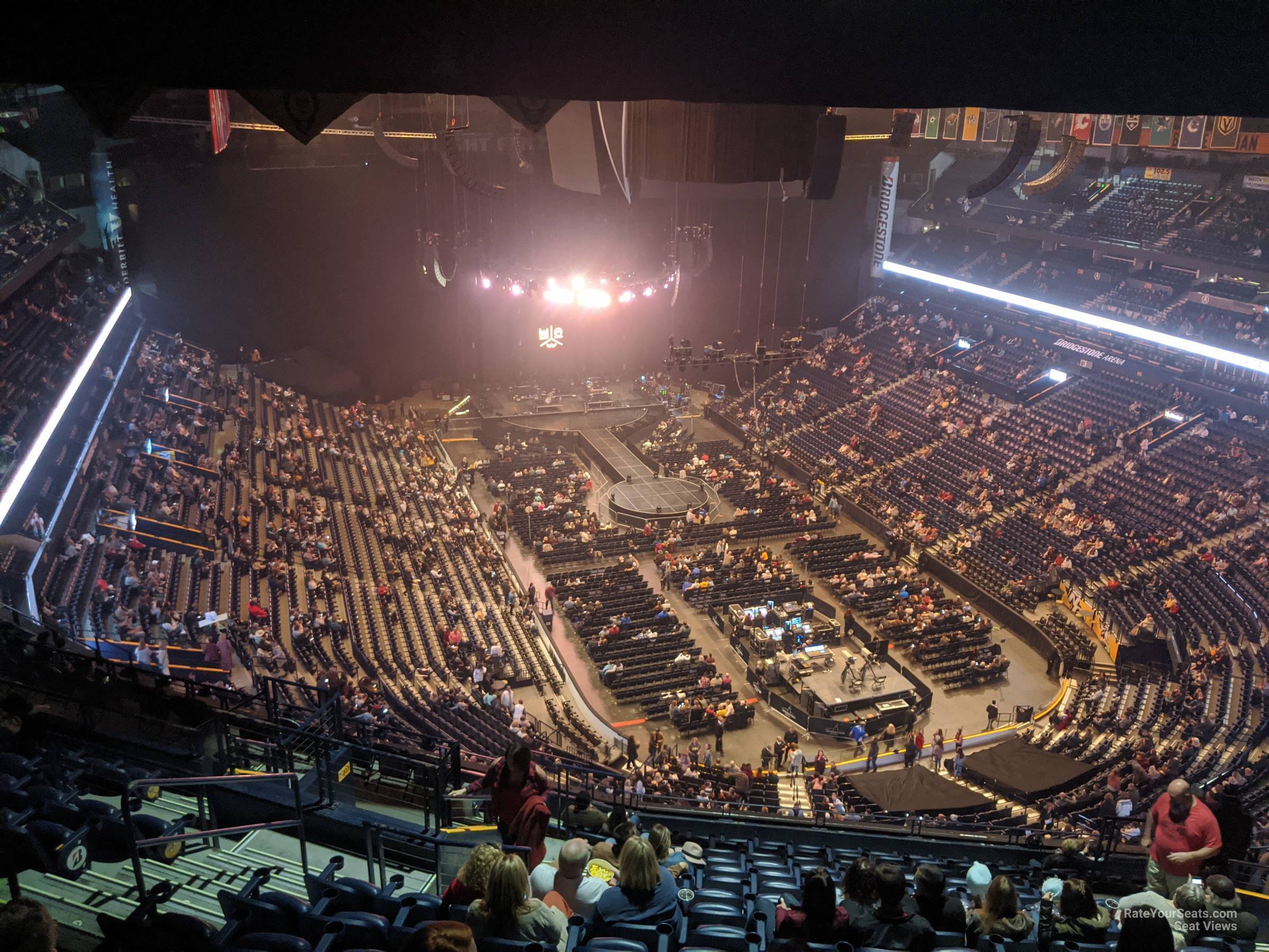 Bridgestone Arena, section 333, home of Nashville Predators, page 1