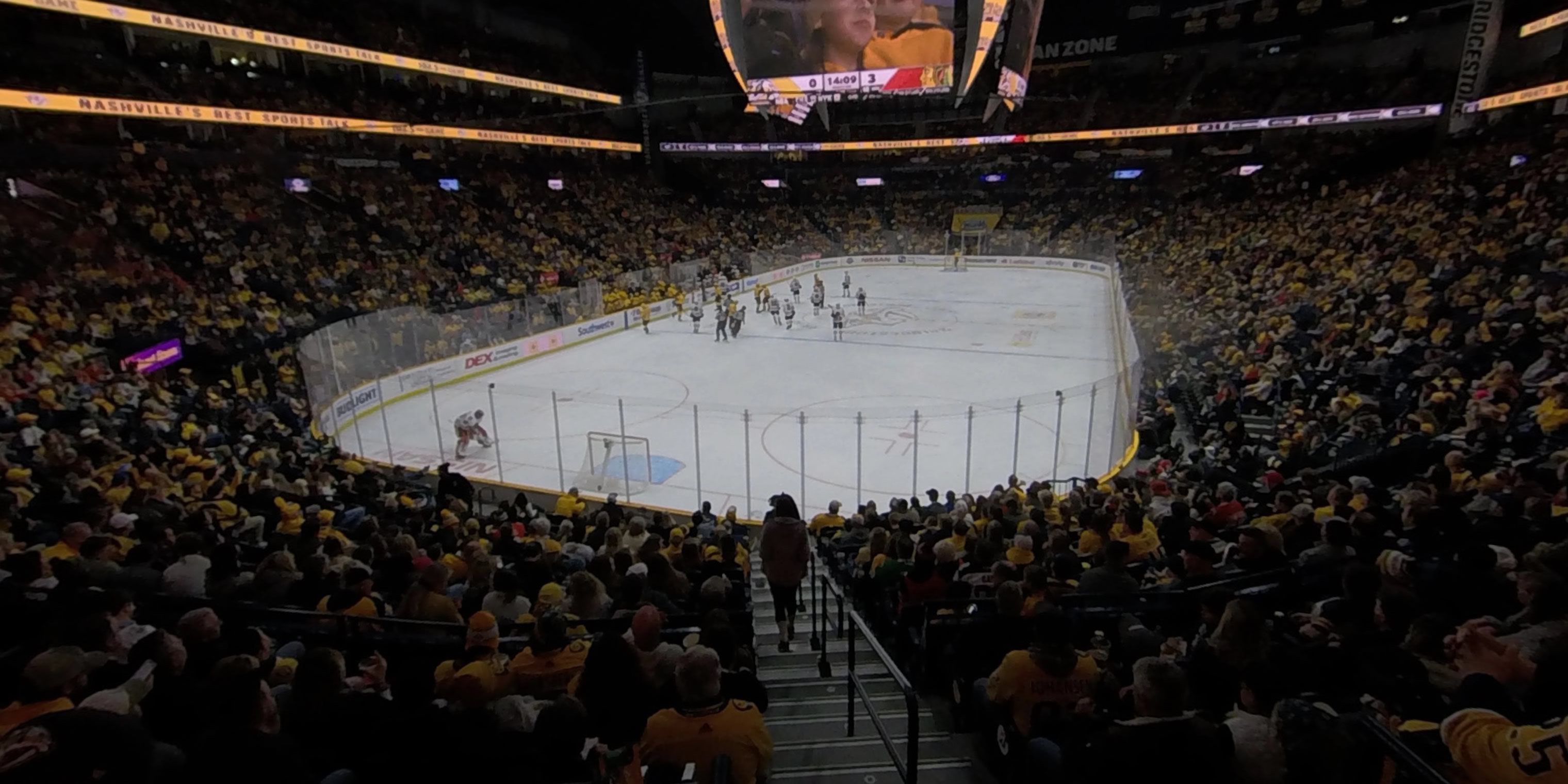 section 101 panoramic seat view  for hockey - bridgestone arena