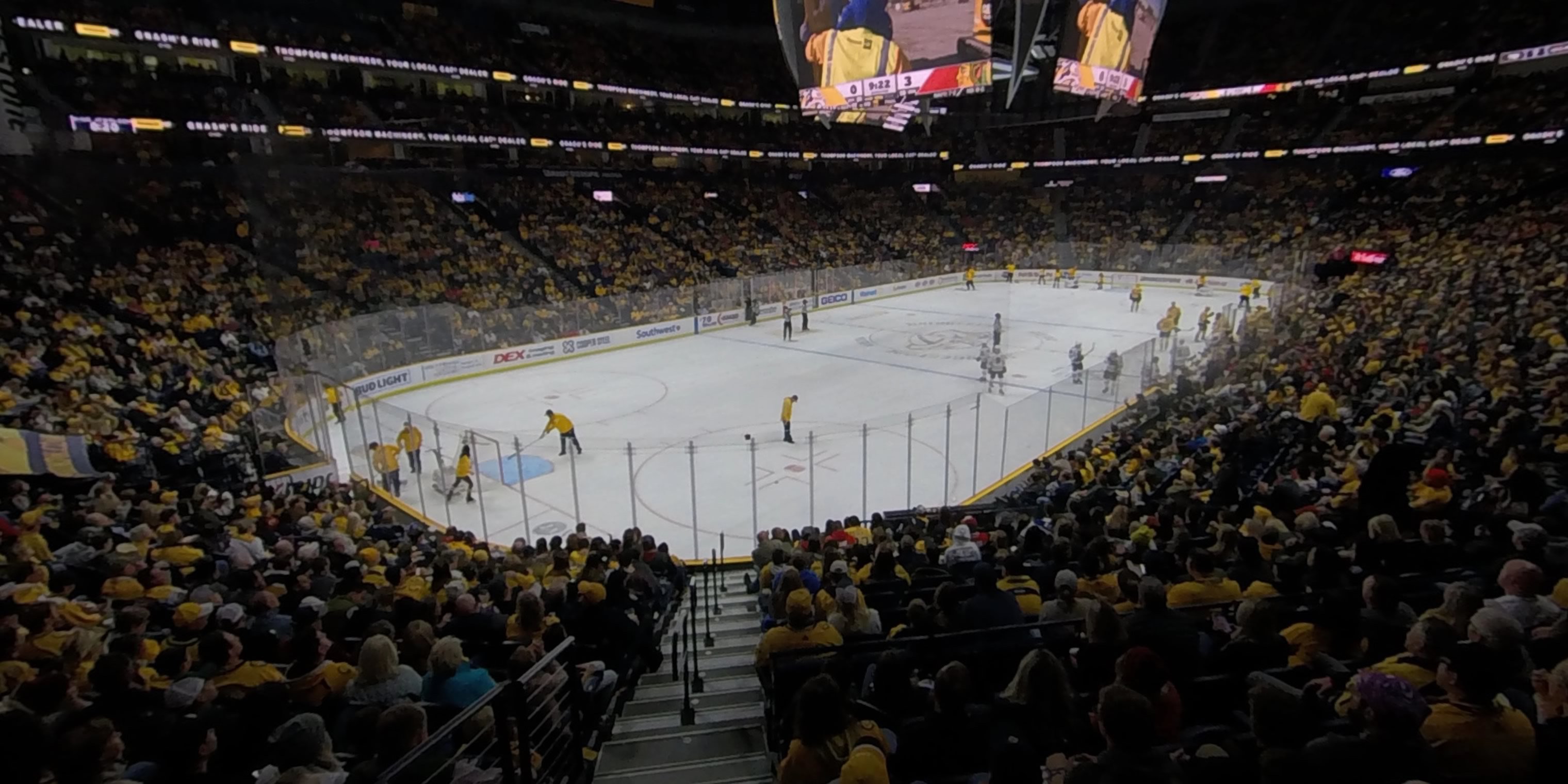section 112 panoramic seat view  for hockey - bridgestone arena