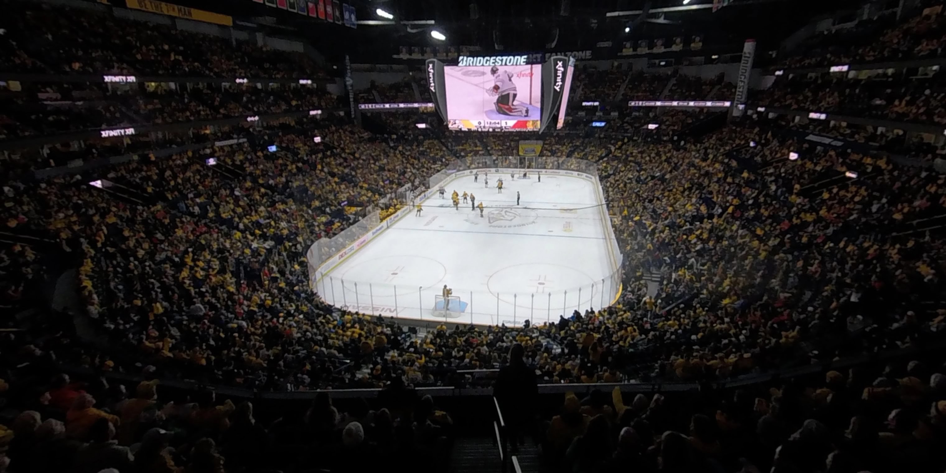 section 201 panoramic seat view  for hockey - bridgestone arena