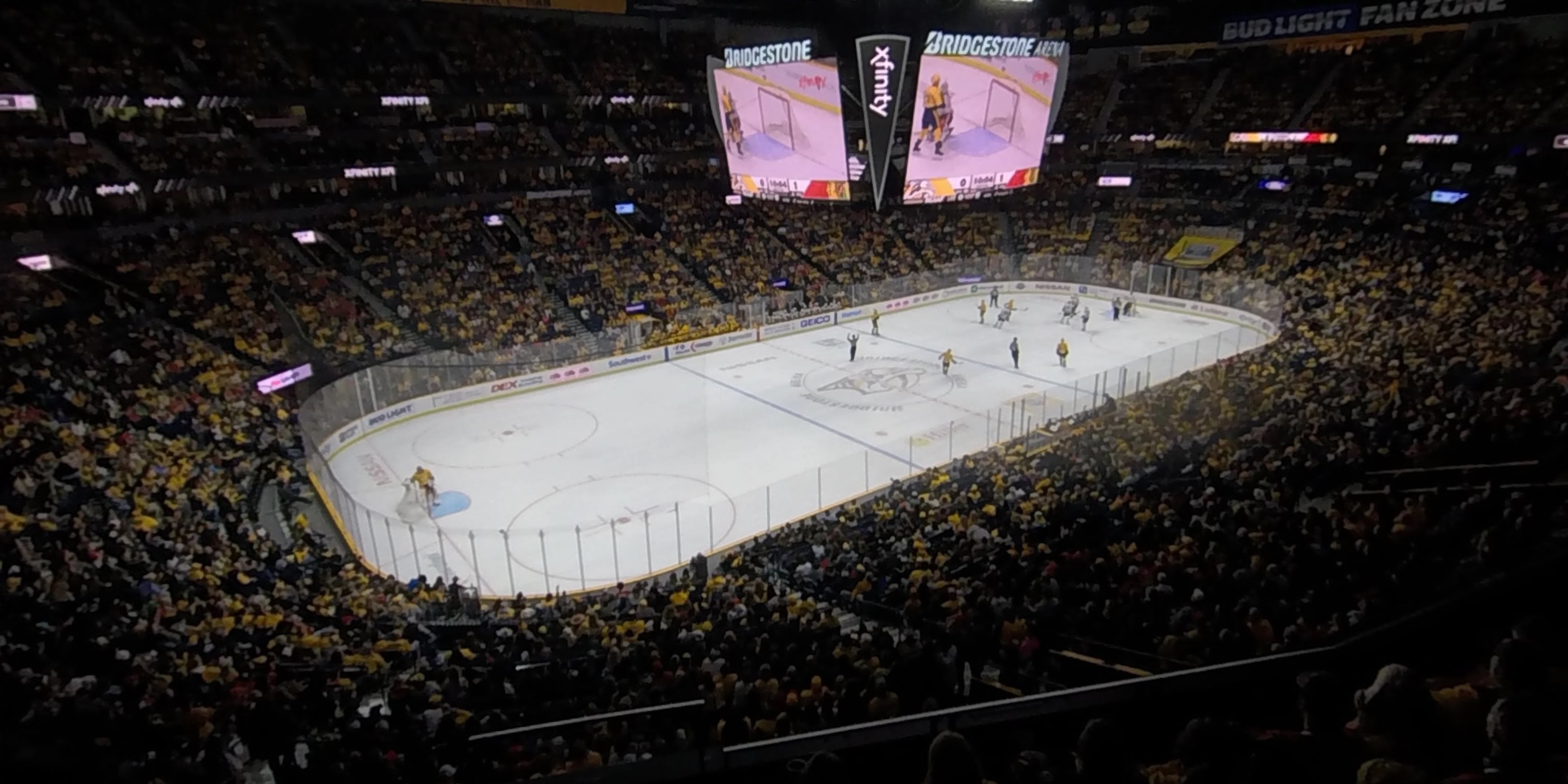section 205 panoramic seat view  for hockey - bridgestone arena