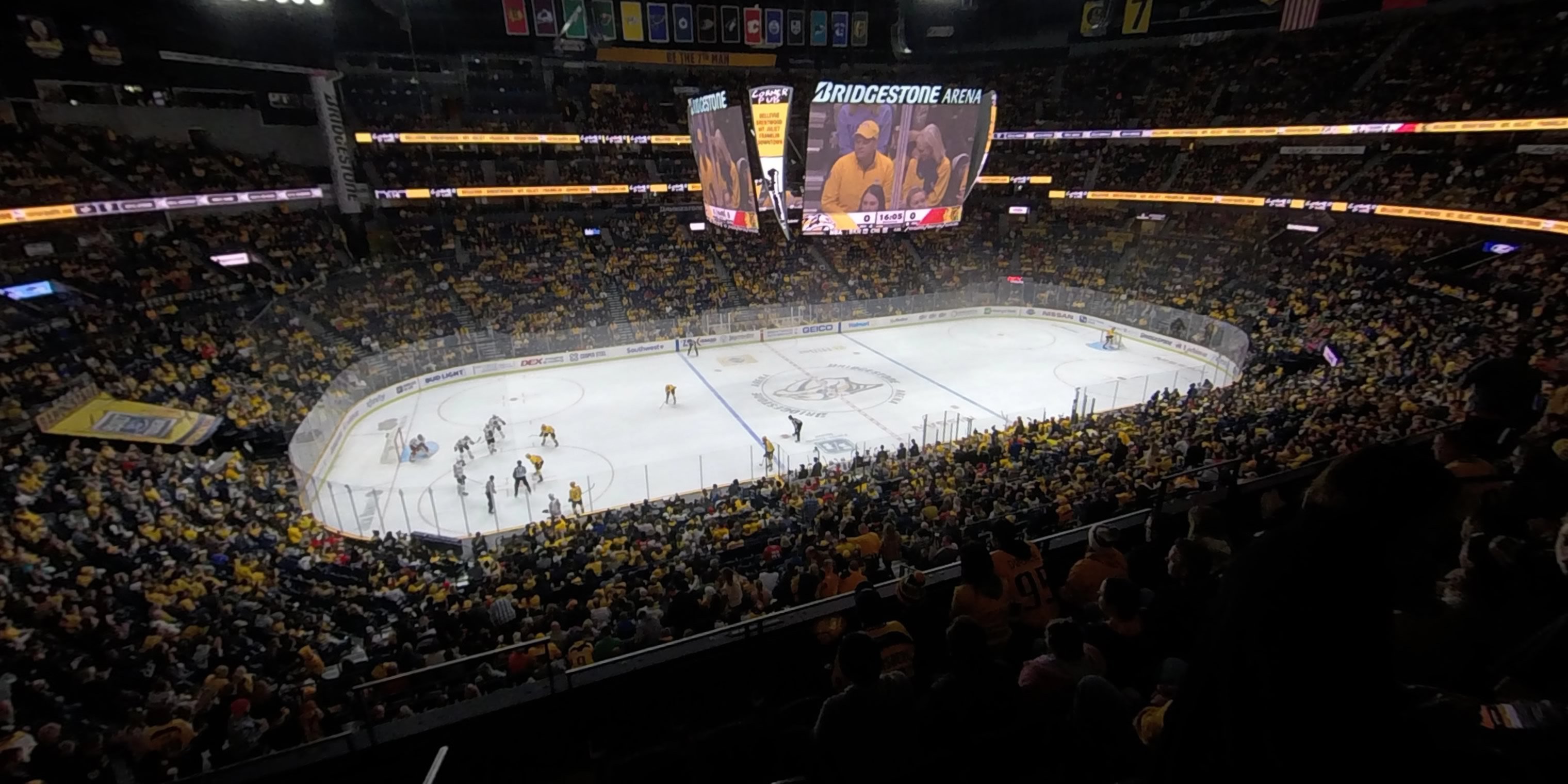section 213 panoramic seat view  for hockey - bridgestone arena