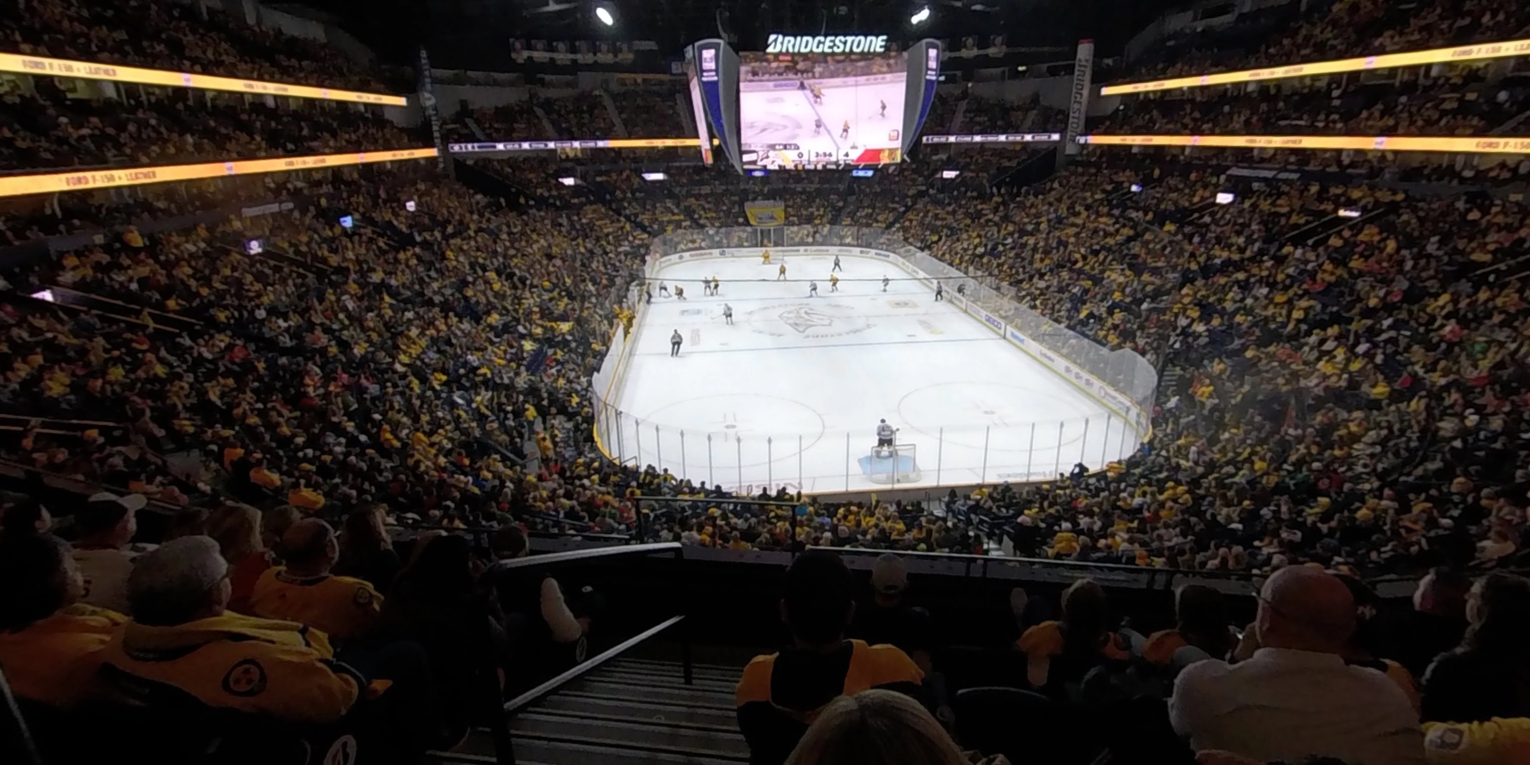 section 223 panoramic seat view  for hockey - bridgestone arena
