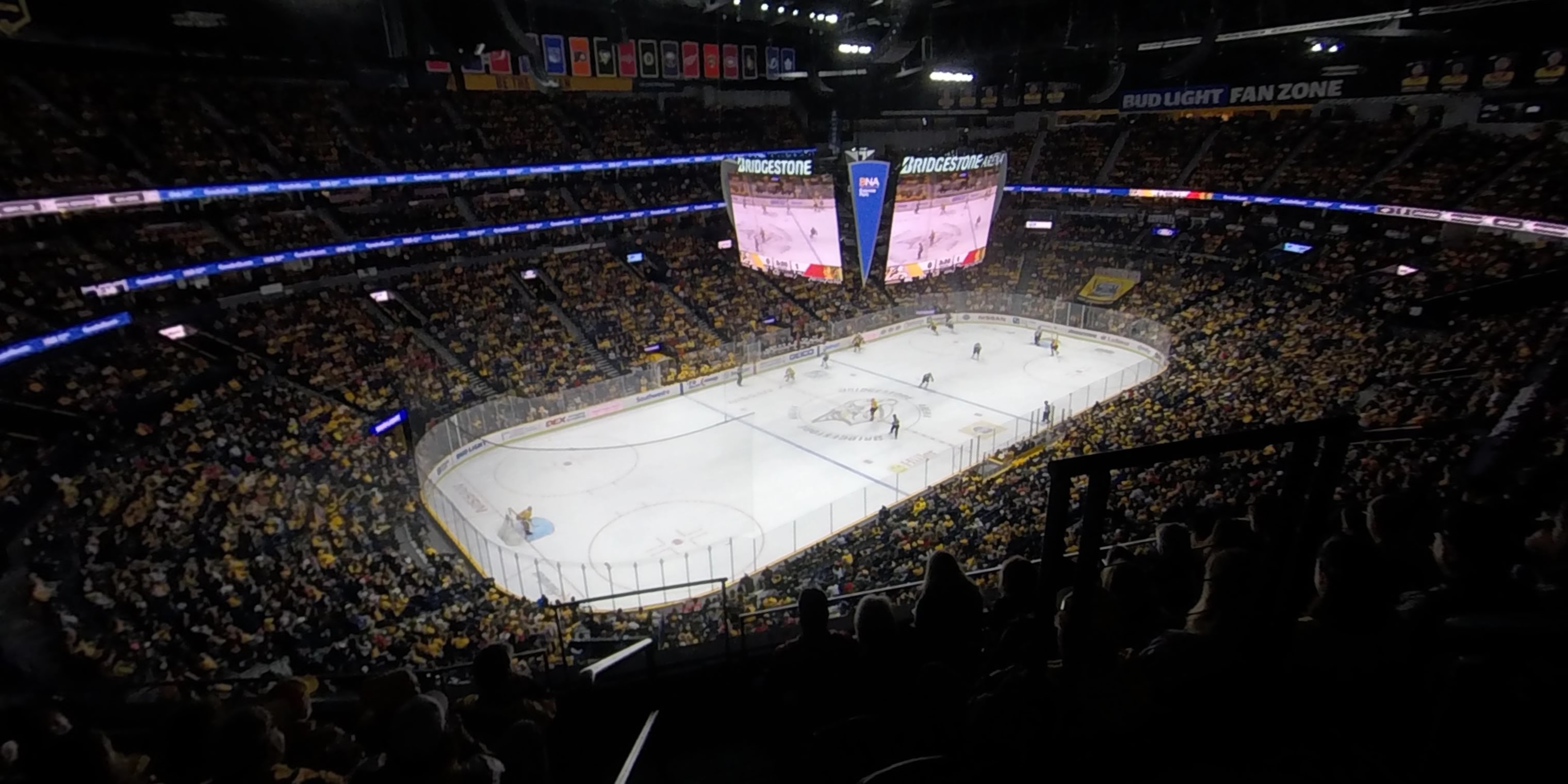 section 305 panoramic seat view  for hockey - bridgestone arena