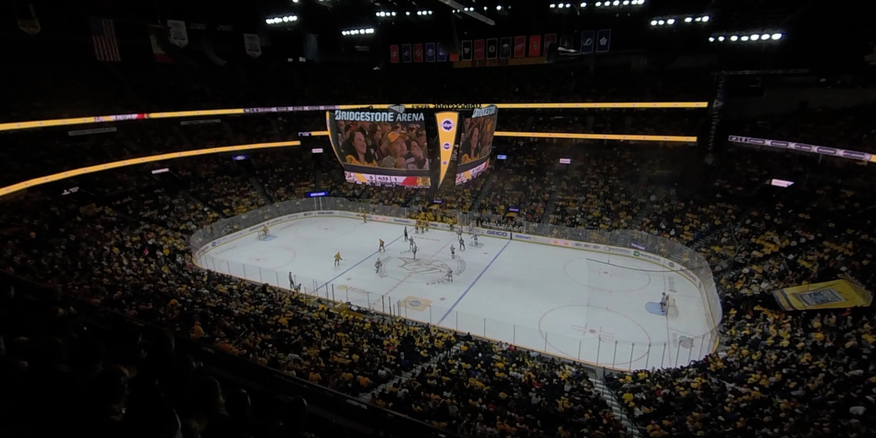 section 311 panoramic seat view  for hockey - bridgestone arena