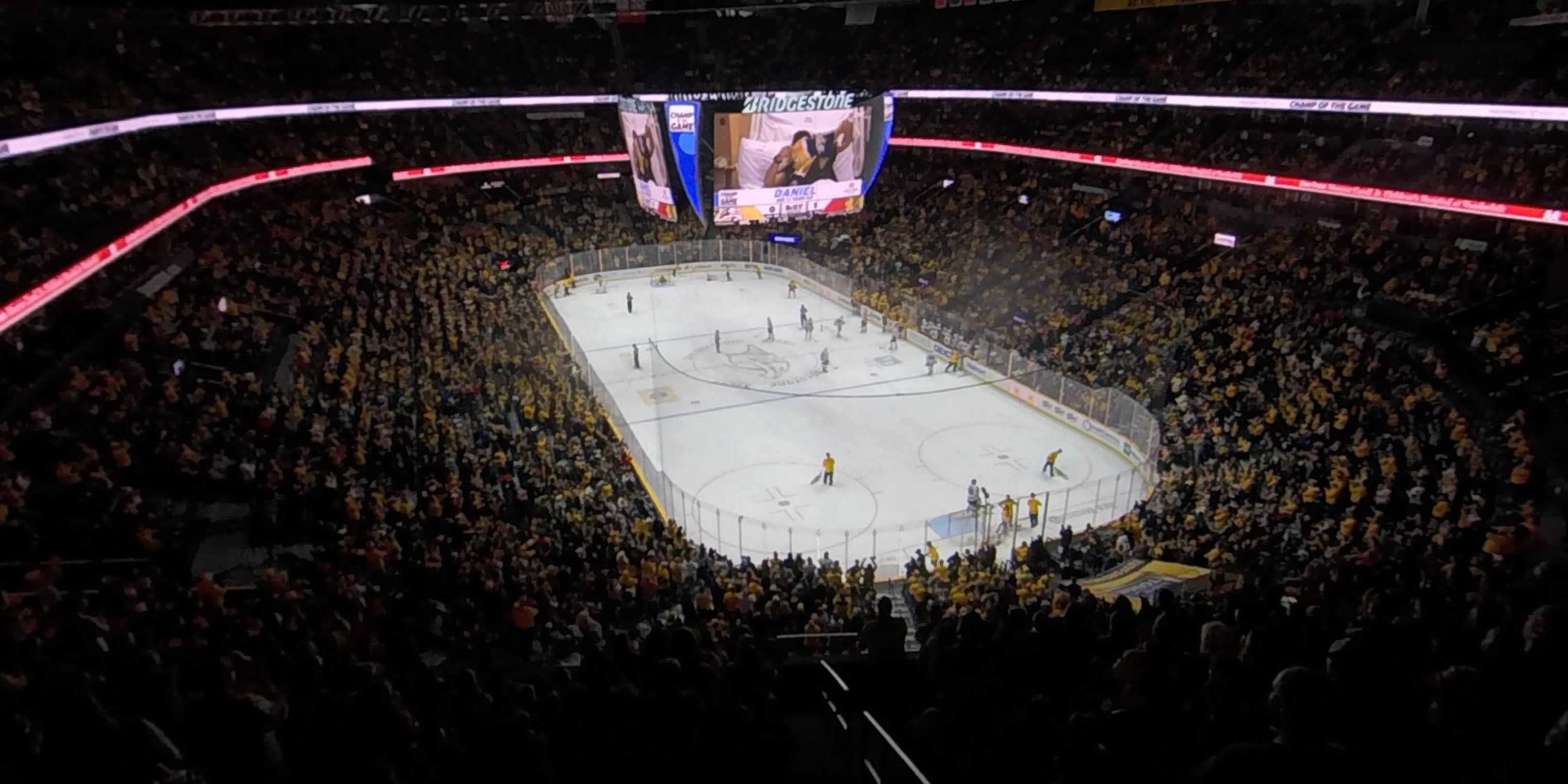 section 315 panoramic seat view  for hockey - bridgestone arena