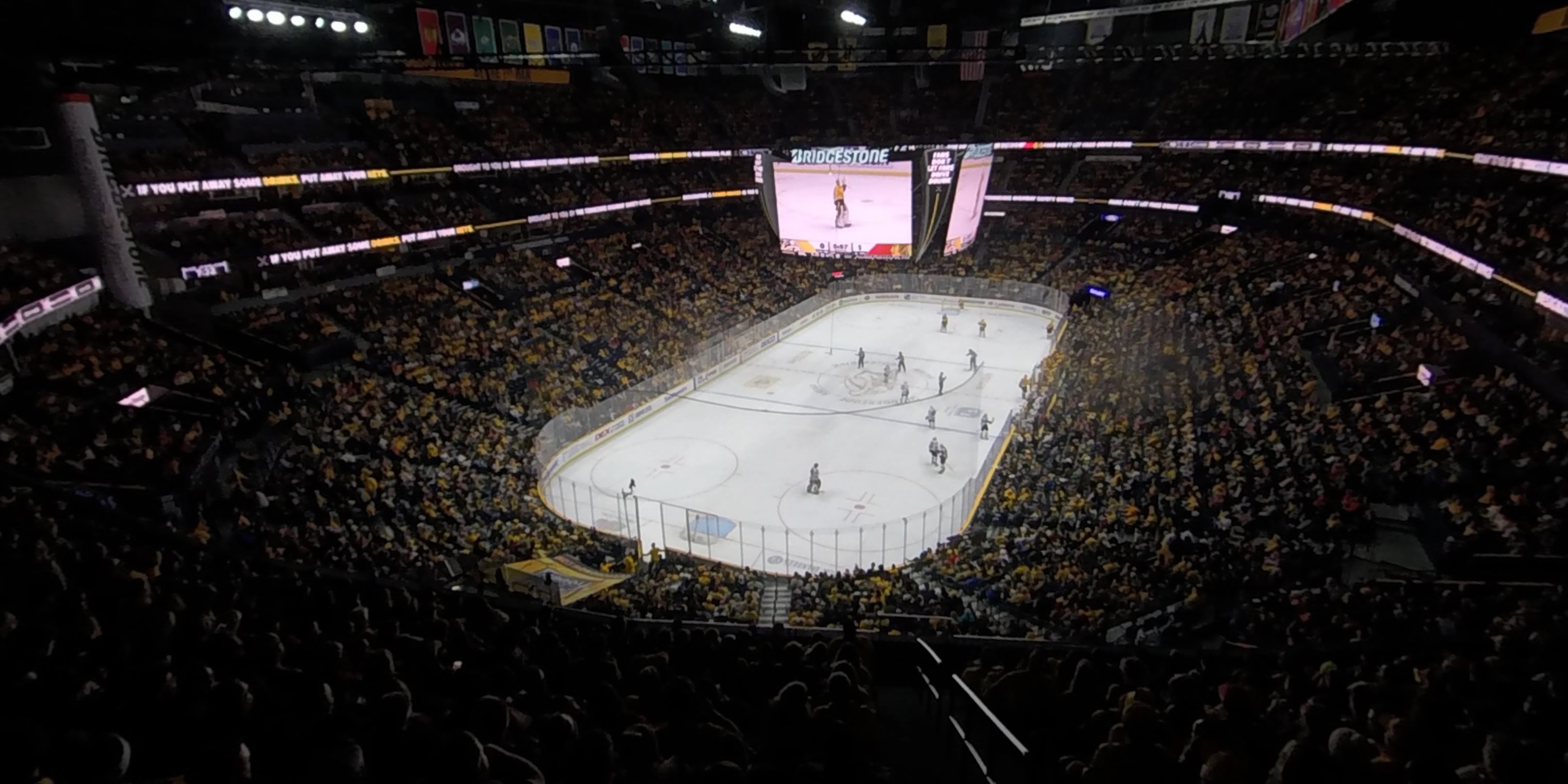 section 319 panoramic seat view  for hockey - bridgestone arena