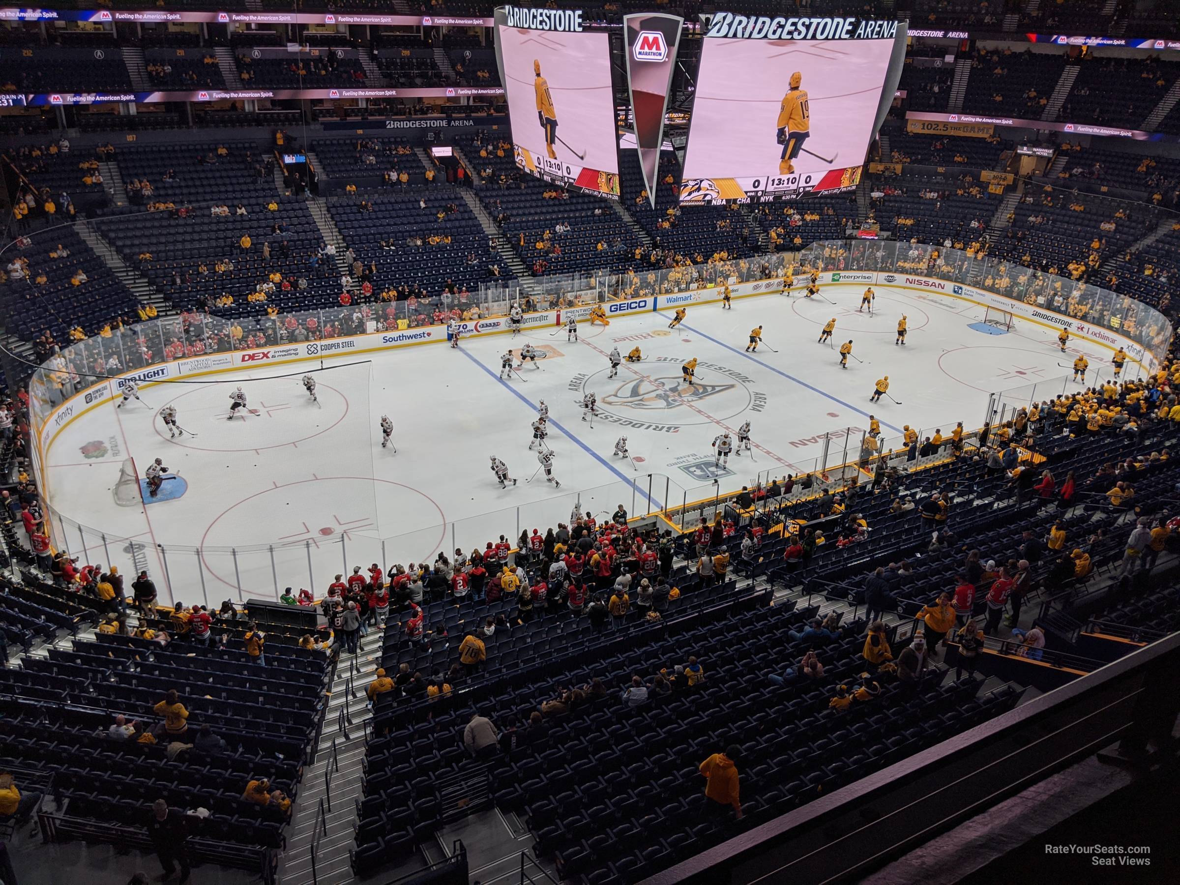 Bridgestone Arena Section 323 - Nashville Predators - RateYourSeats.com