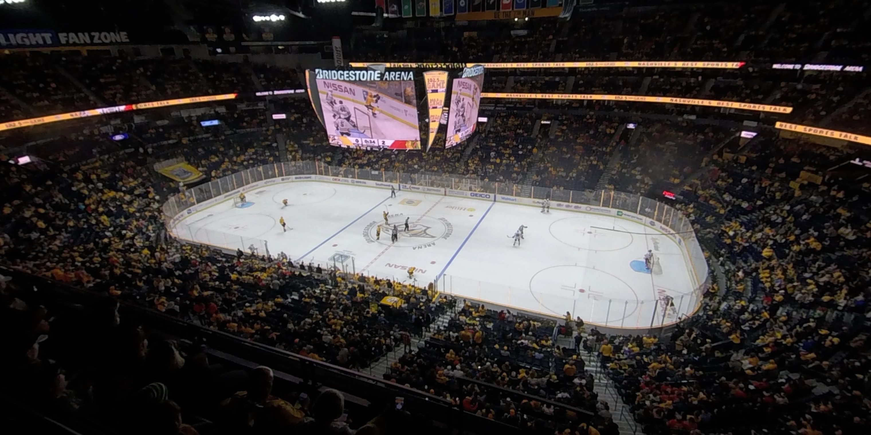 section 327 panoramic seat view  for hockey - bridgestone arena
