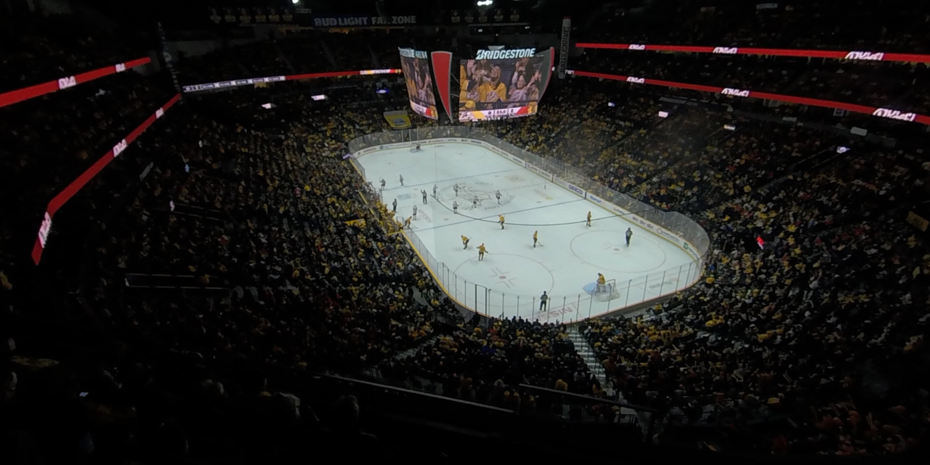 section 331 panoramic seat view  for hockey - bridgestone arena
