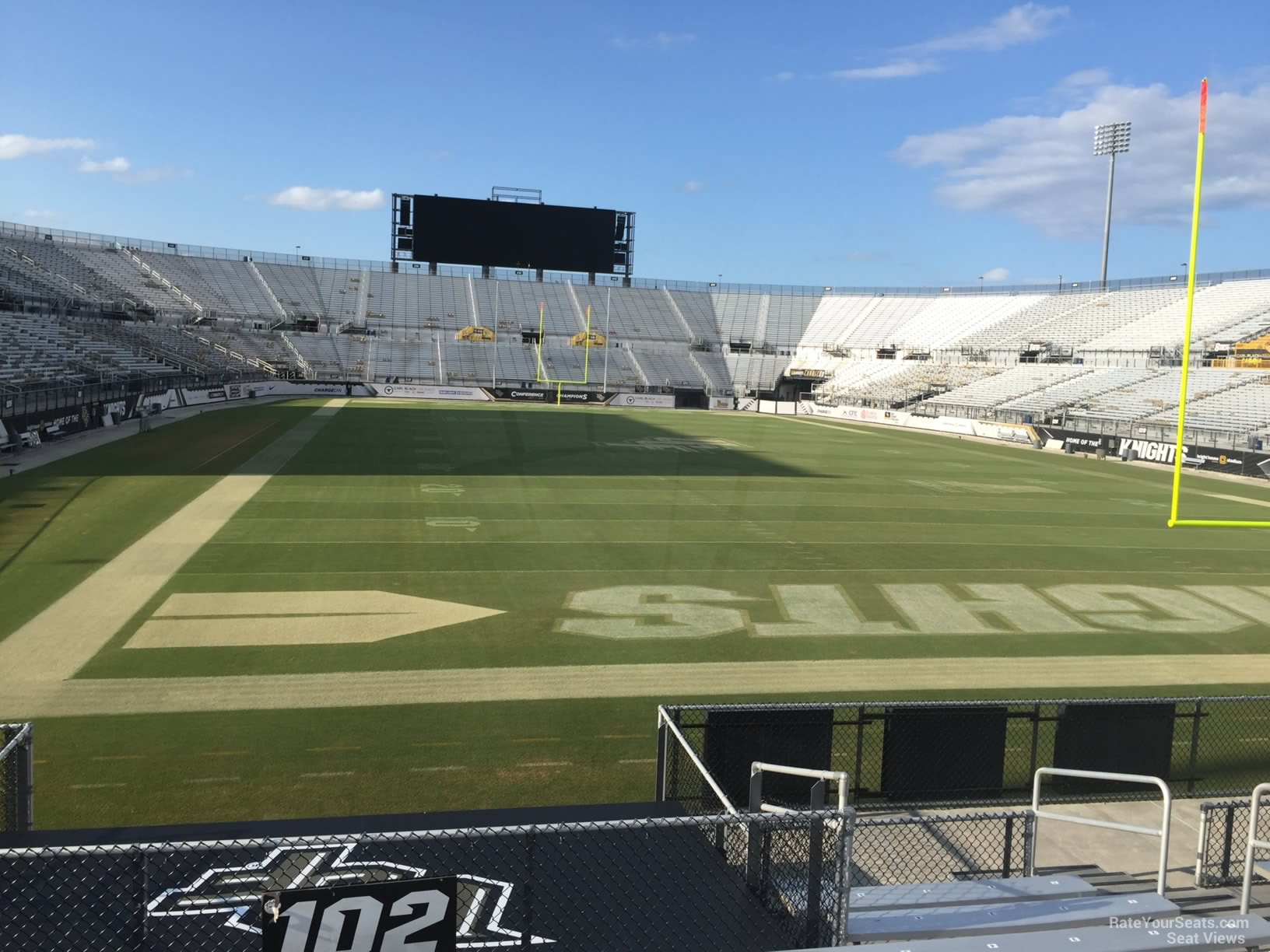 view from Section 102 