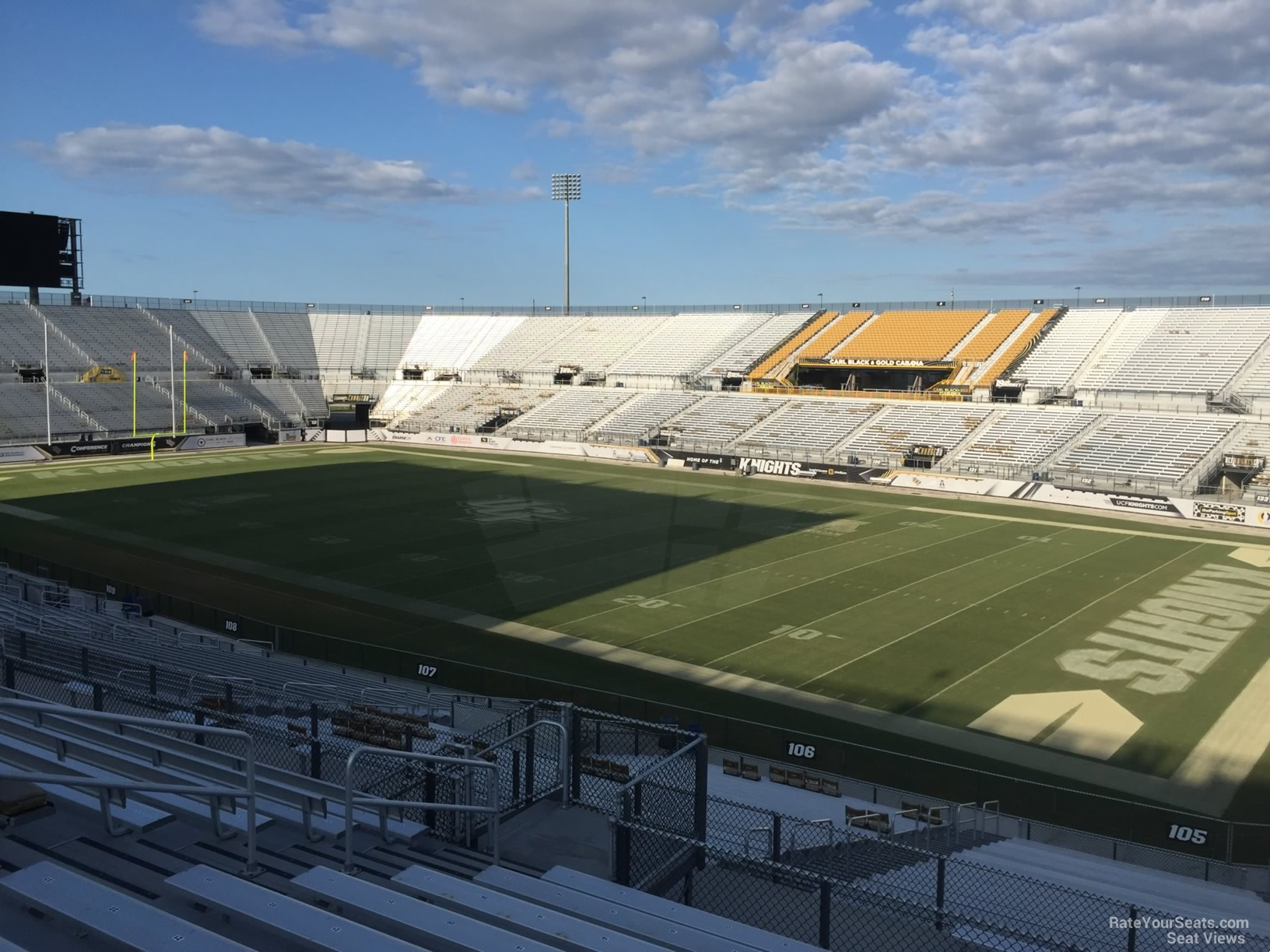 section 206, row 11 seat view - bounce house