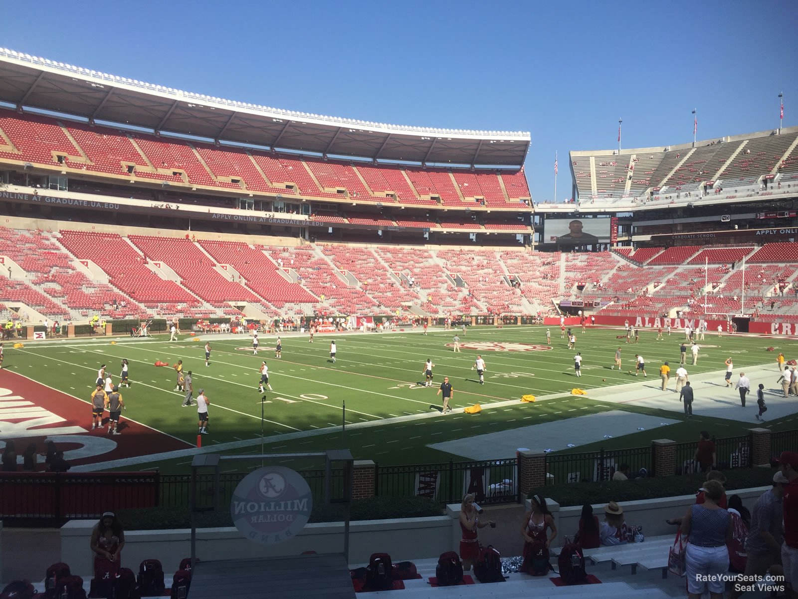 section bb, row 20 seat view  - bryant-denny stadium