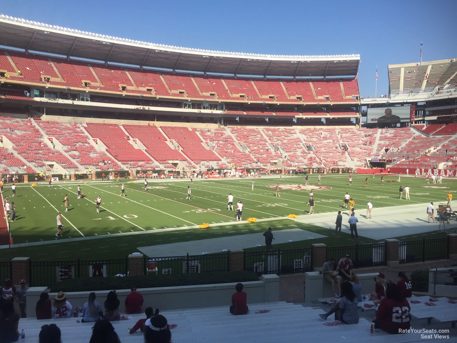 section cc, row 20 seat view  - bryant-denny stadium