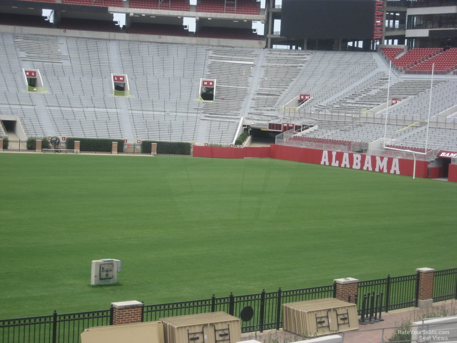 section ee, row 26 seat view  - bryant-denny stadium