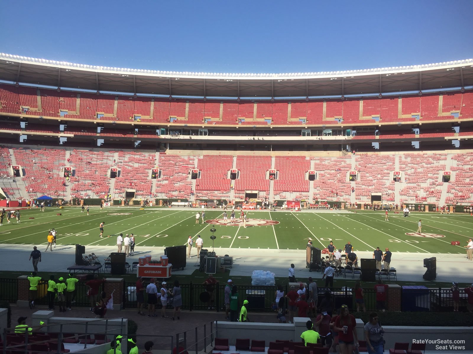 section gg, row 20 seat view  - bryant-denny stadium
