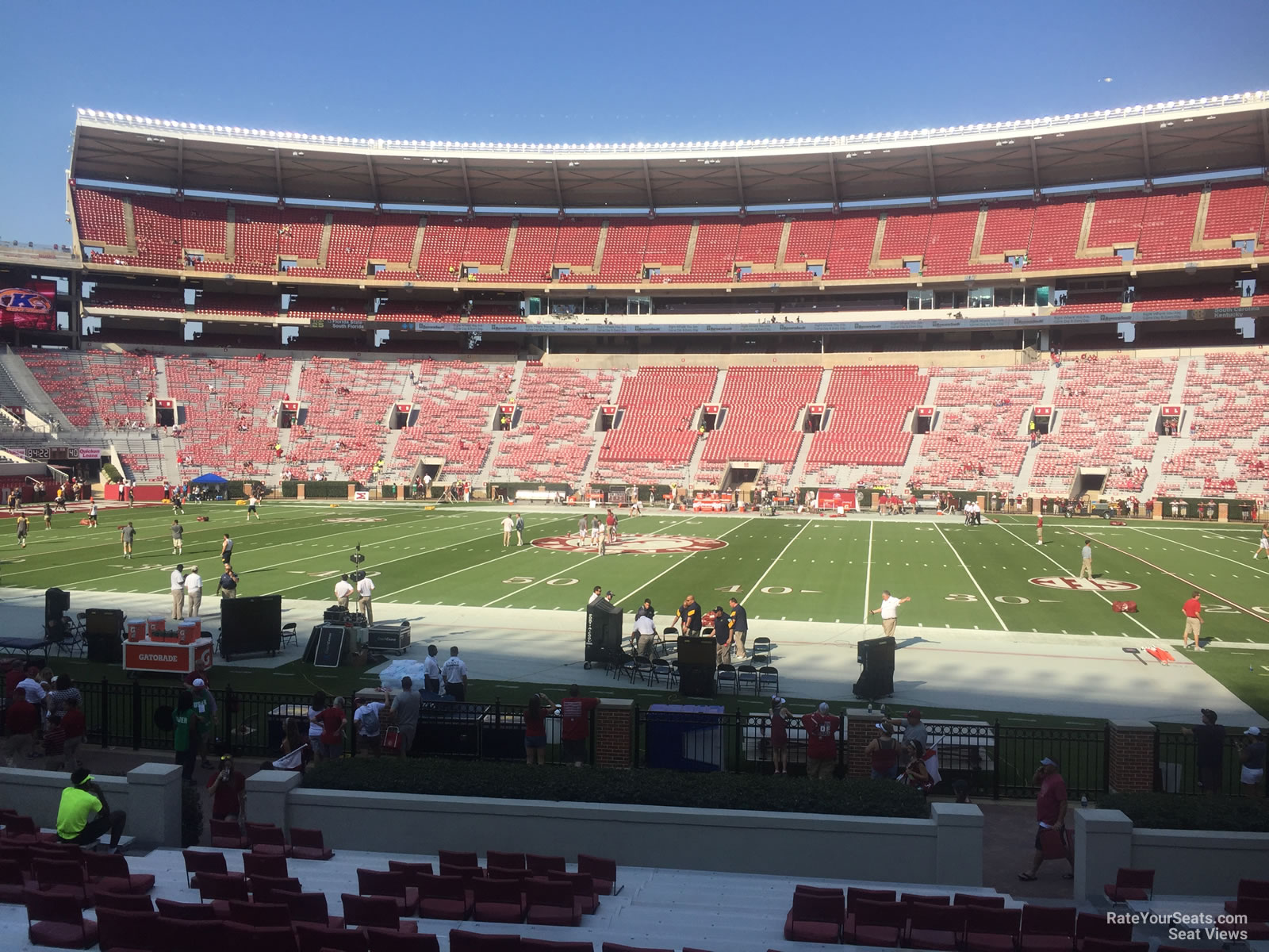 section hh, row 20 seat view  - bryant-denny stadium