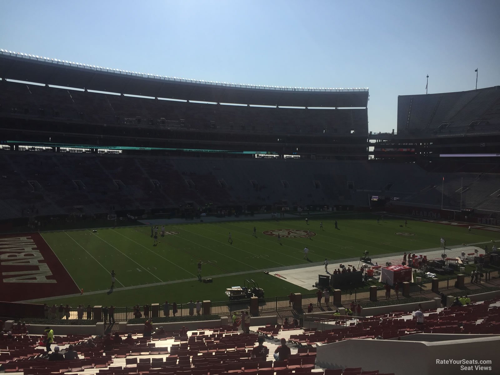 bryant denny stadium section l rateyourseats com bryant denny stadium seating chart