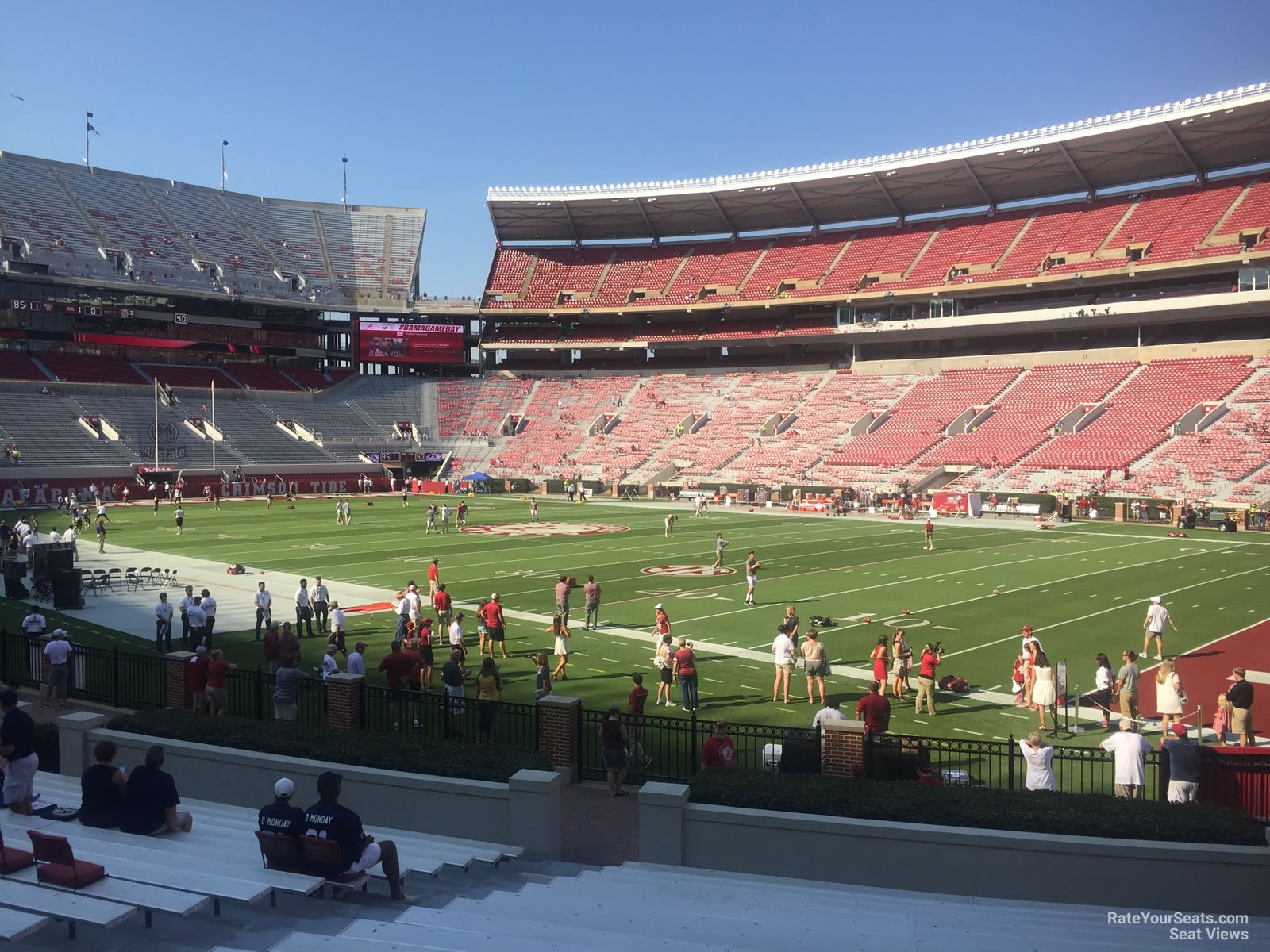 section mm, row 20 seat view  - bryant-denny stadium