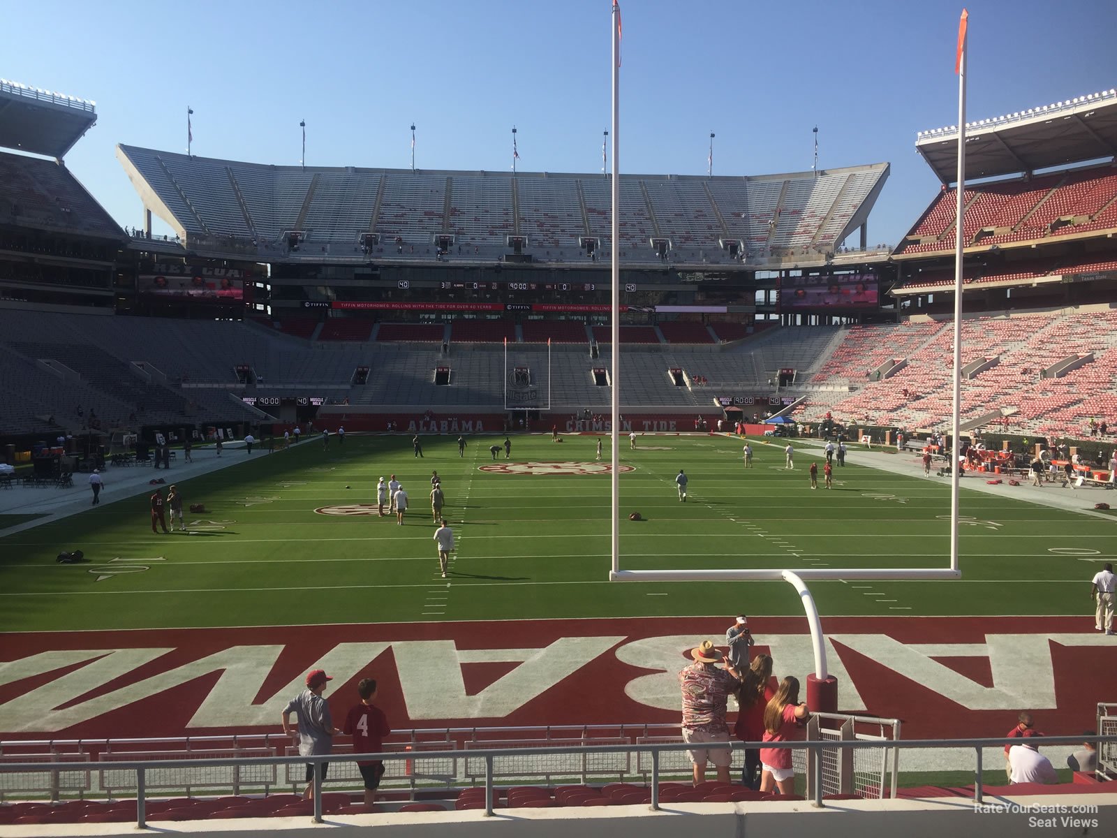 section n5, row 20 seat view  - bryant-denny stadium