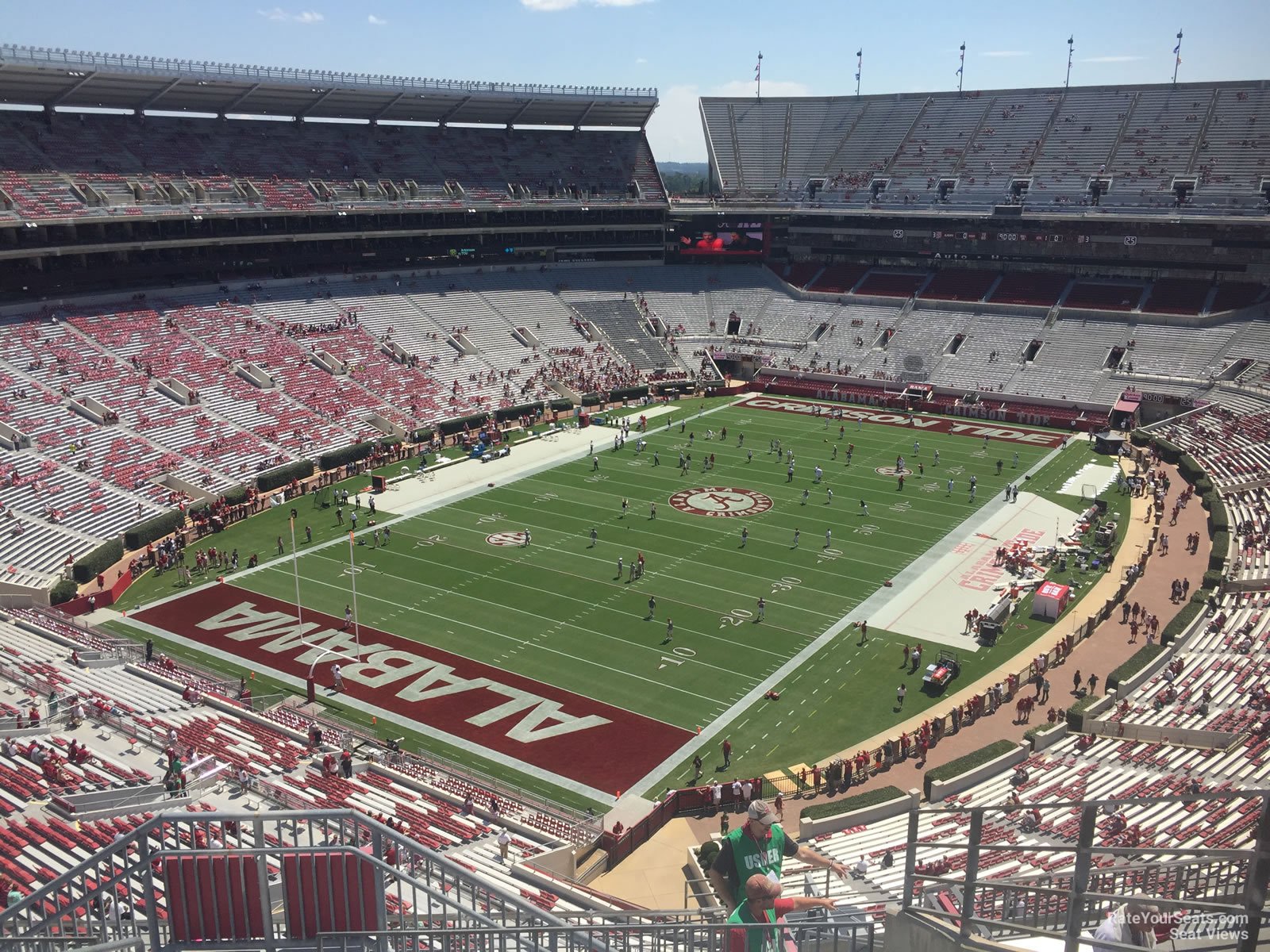 section nn2, row 10 seat view  - bryant-denny stadium