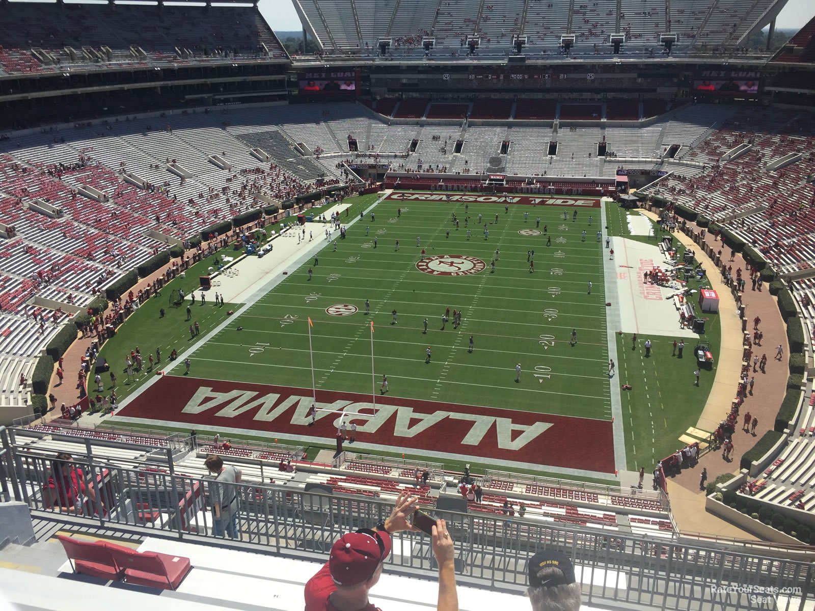 section nn6, row 10 seat view  - bryant-denny stadium