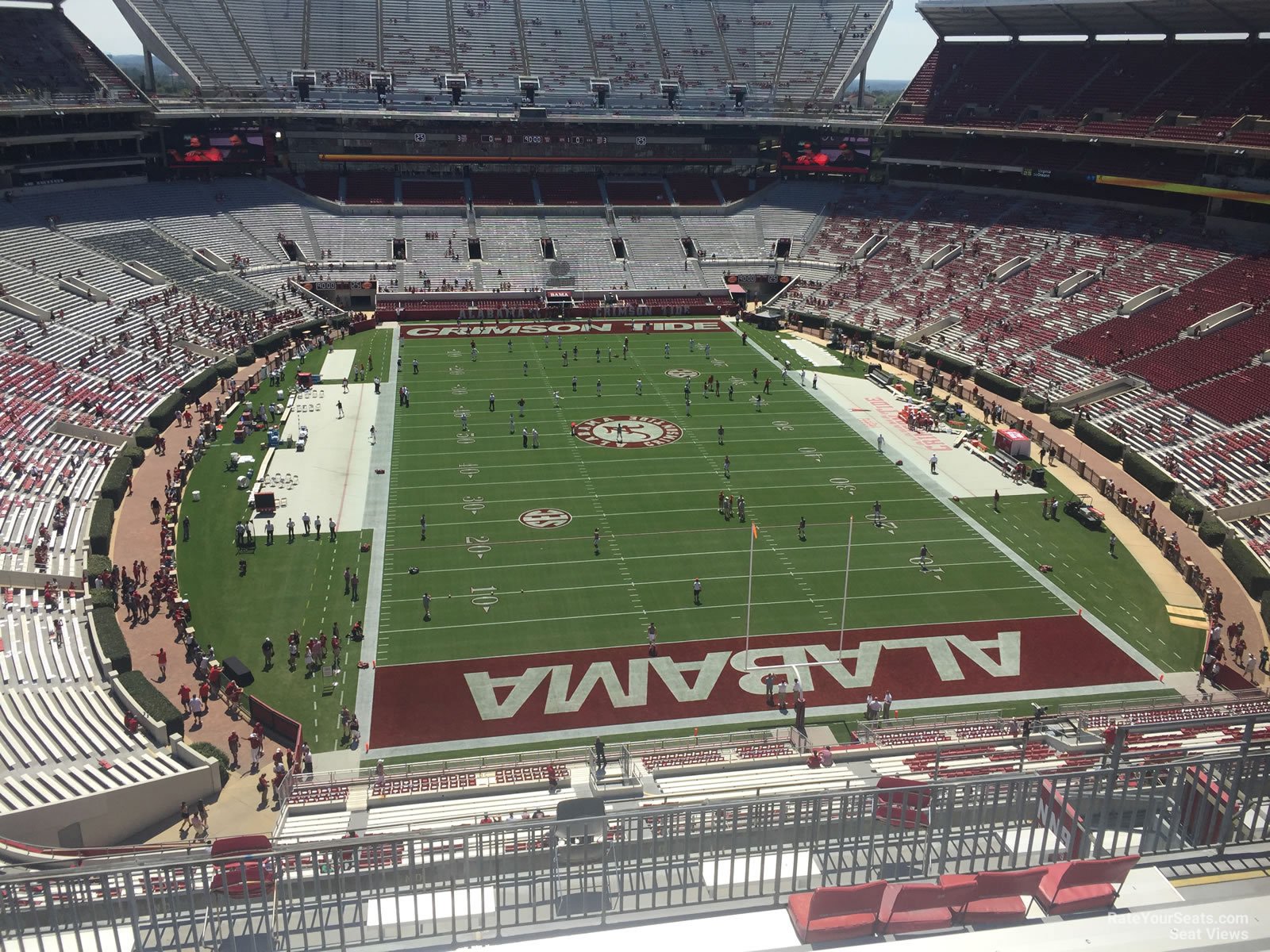 section nn9, row 10 seat view  - bryant-denny stadium