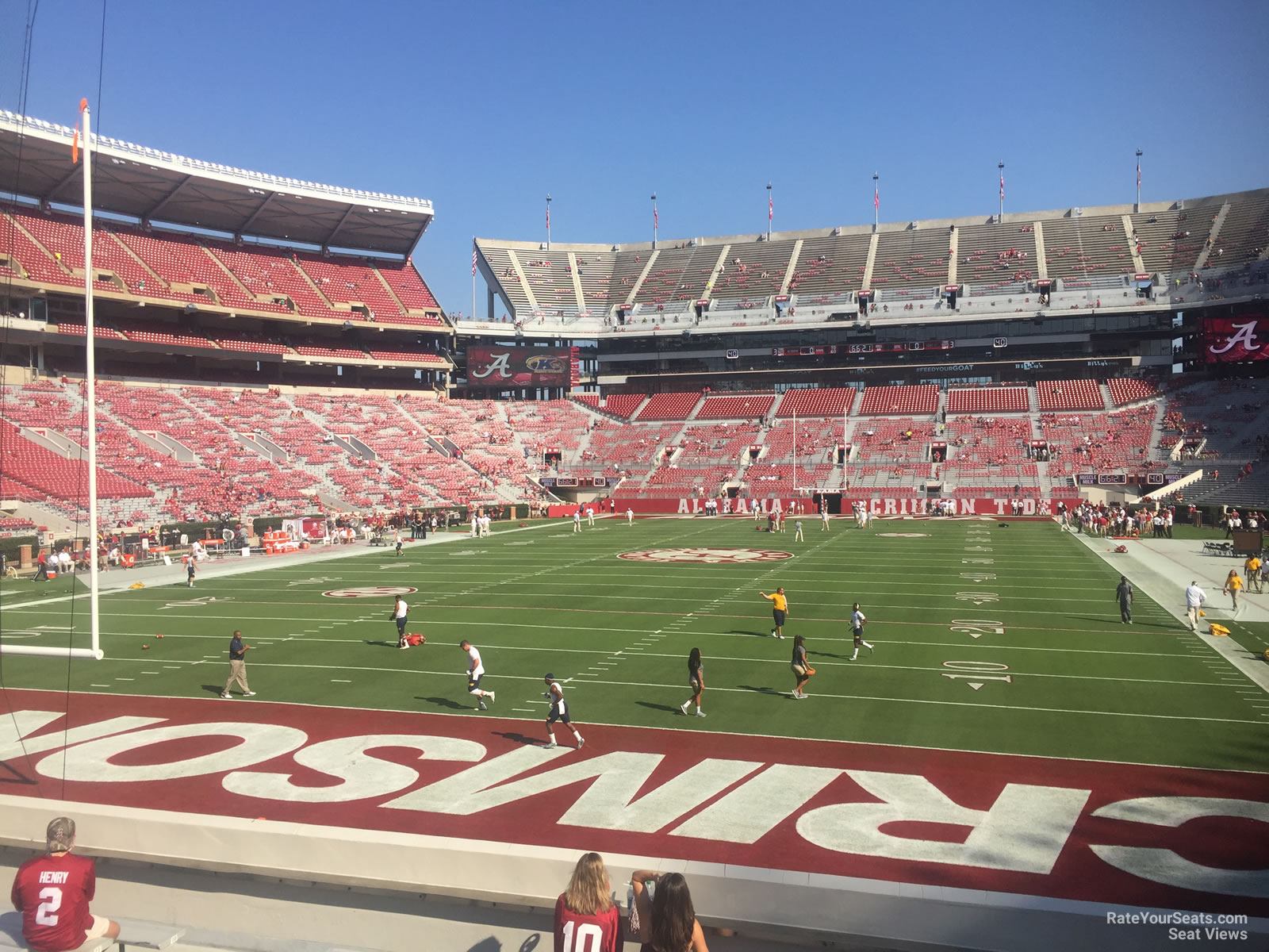 section s4, row 20 seat view  - bryant-denny stadium