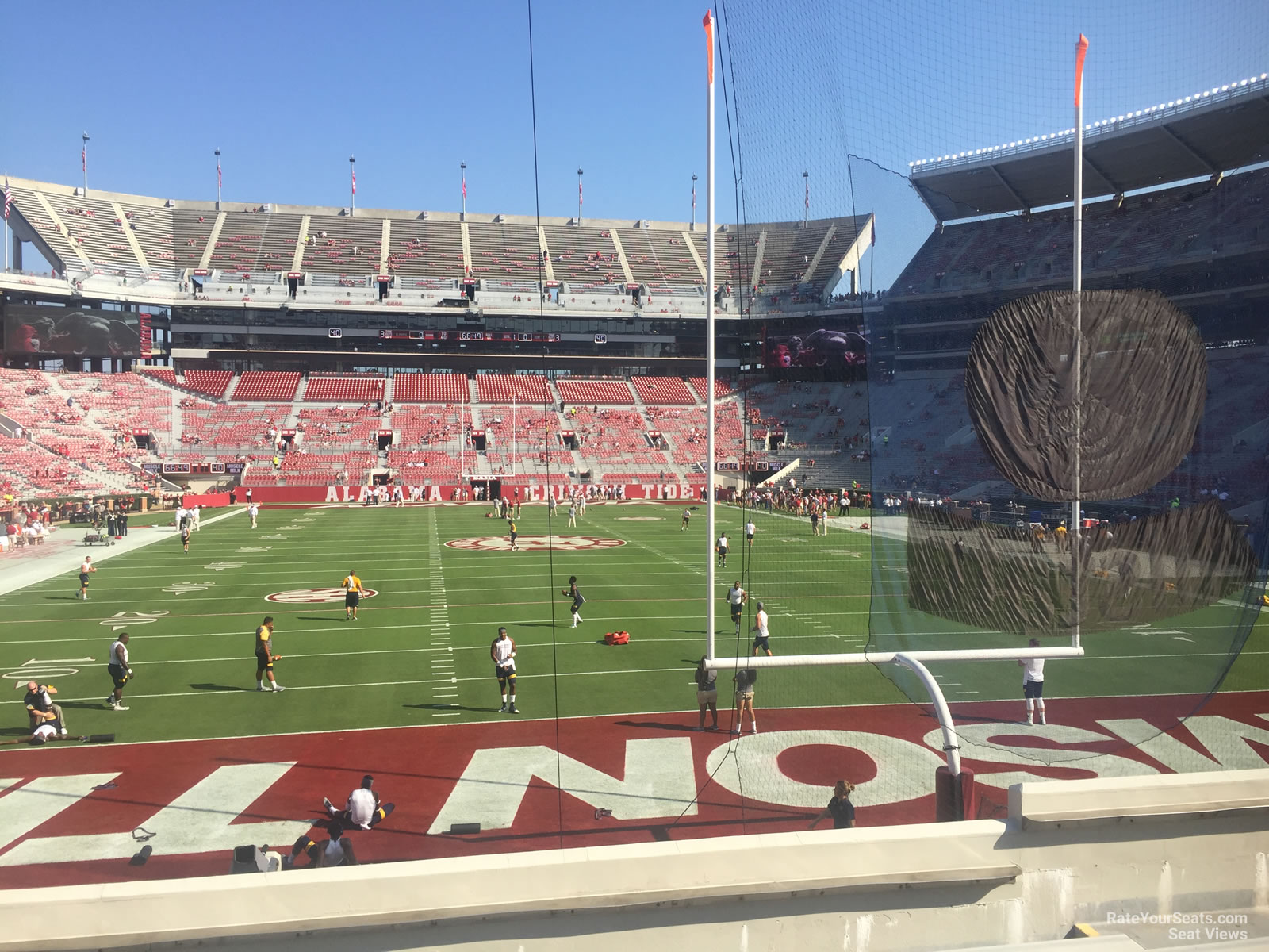 section s6, row 20 seat view  - bryant-denny stadium