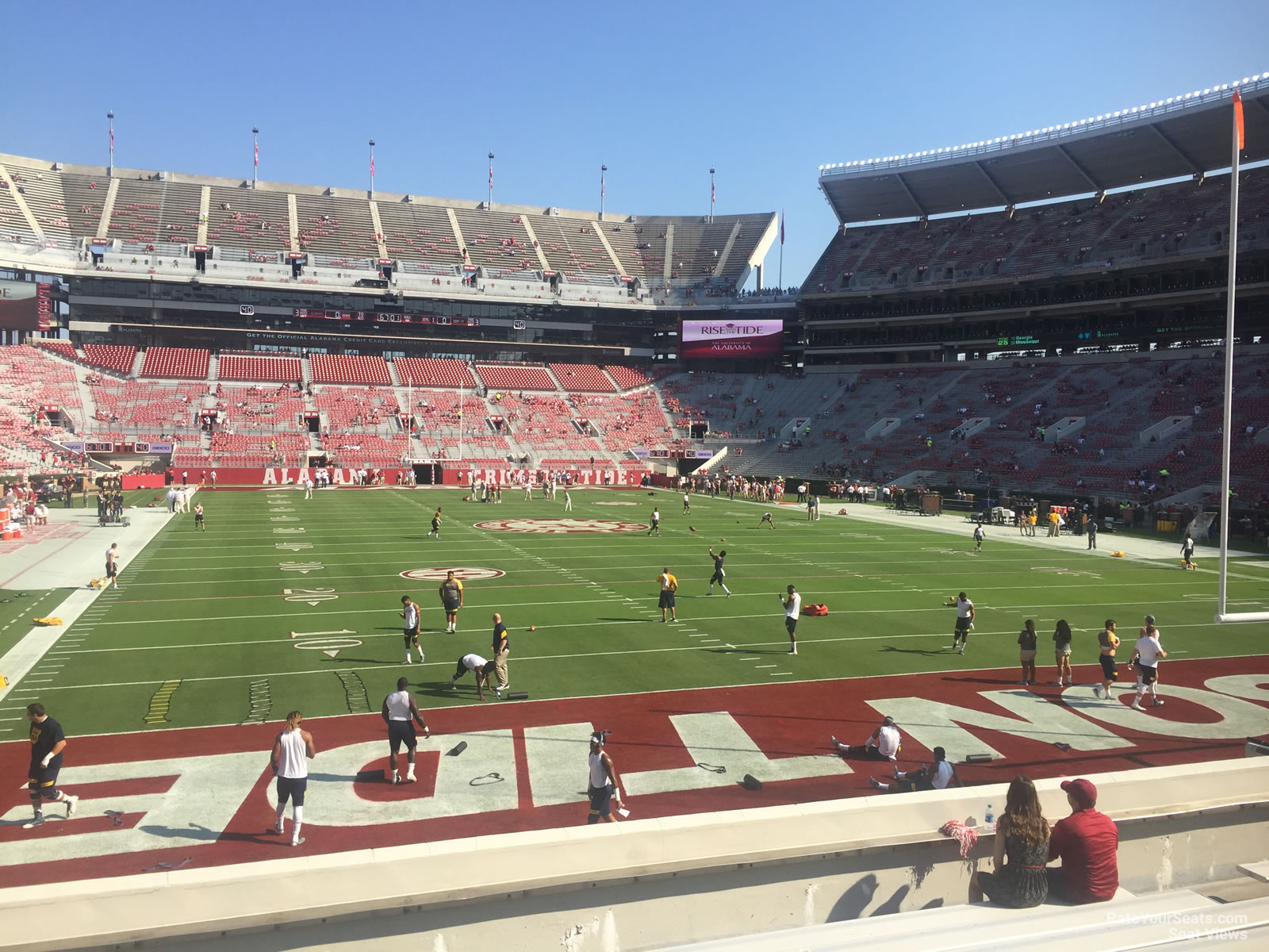 section s7, row 20 seat view  - bryant-denny stadium