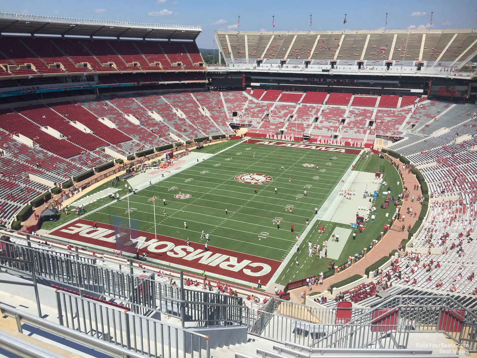 section ss4, row 10 seat view  - bryant-denny stadium