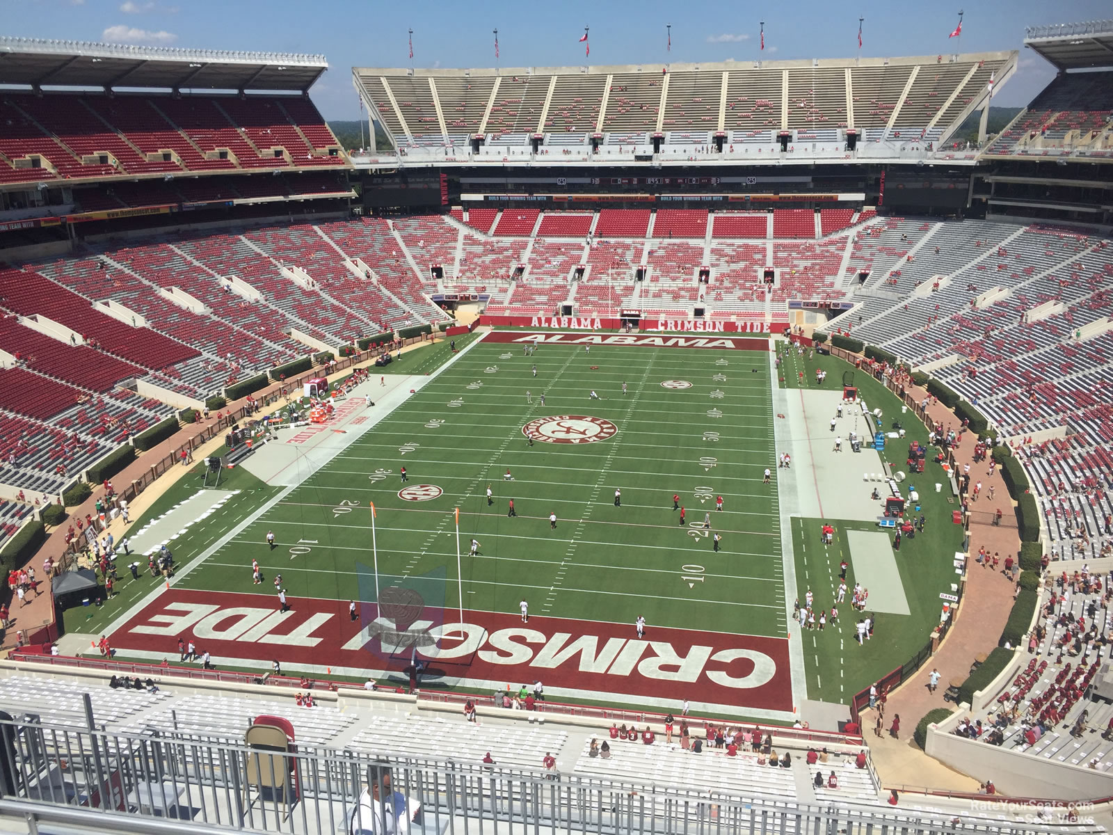 section ss6, row 10 seat view  - bryant-denny stadium