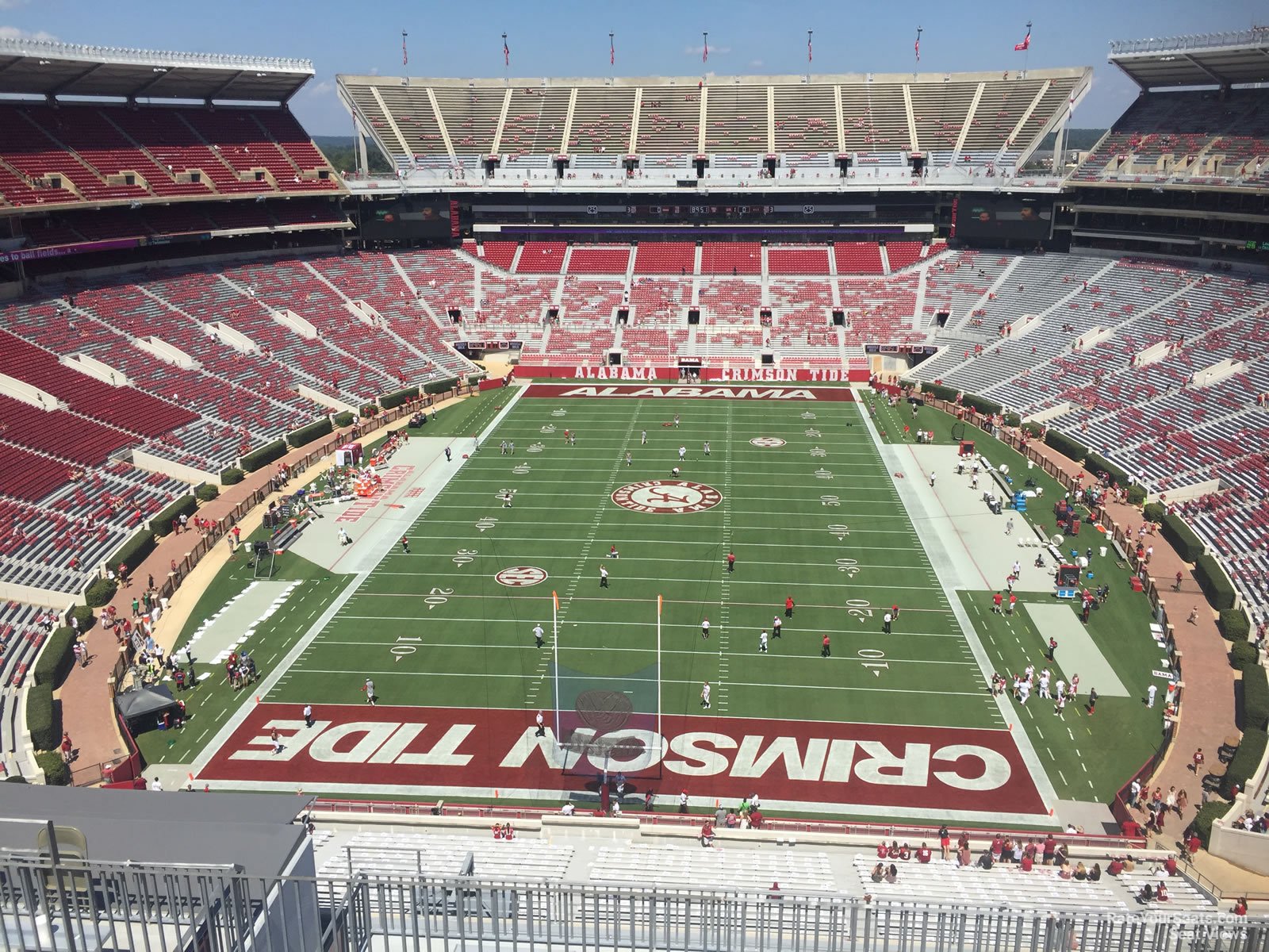 Section Ss7 At Bryant Denny Stadium Rateyourseats Com