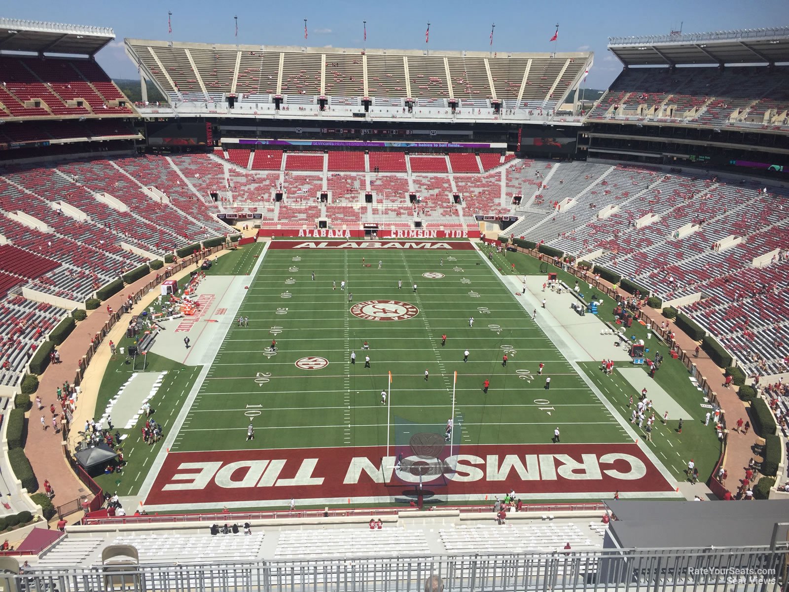 section ss8, row 10 seat view  - bryant-denny stadium