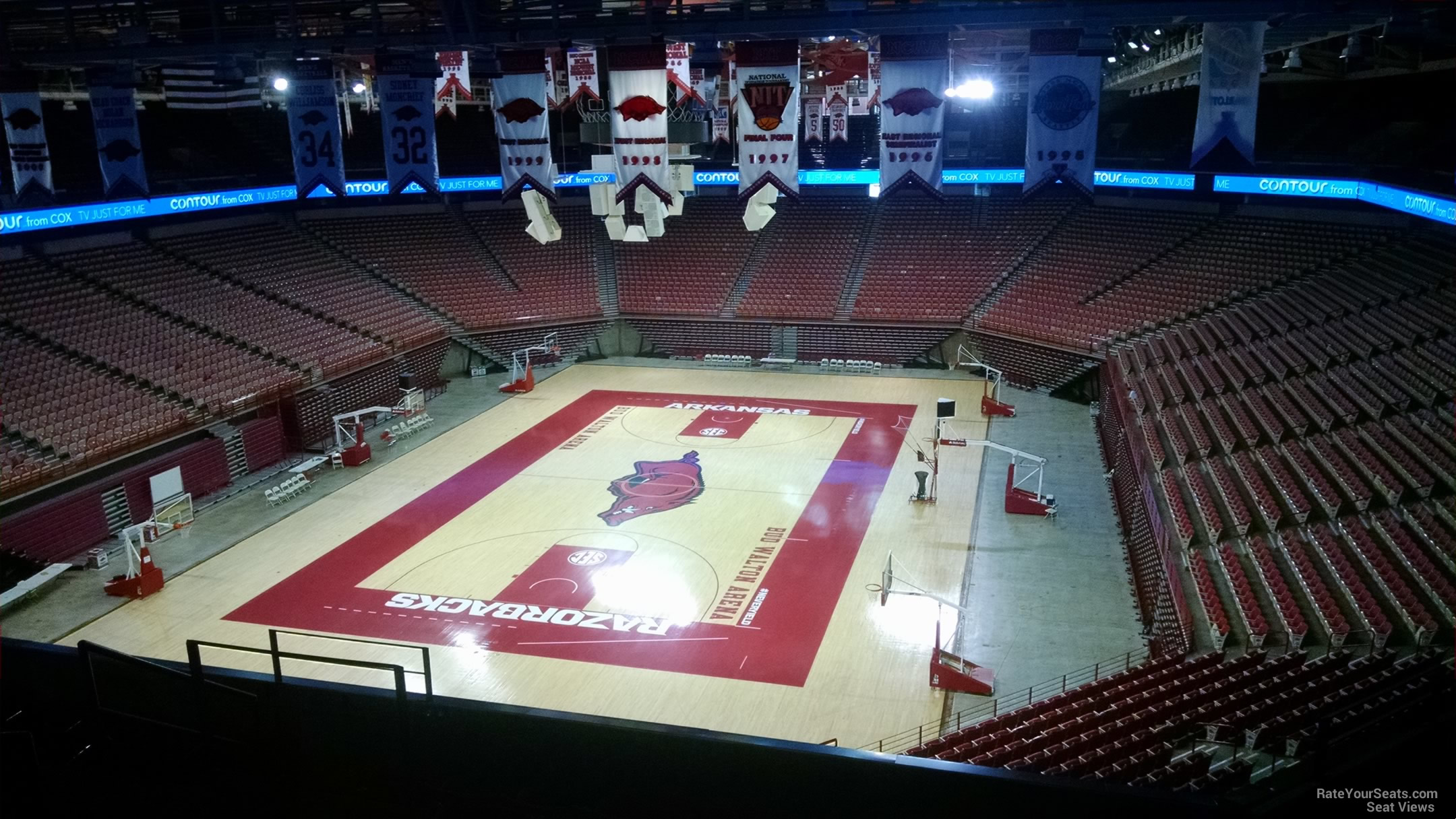 section 225, row 8 seat view  - bud walton arena