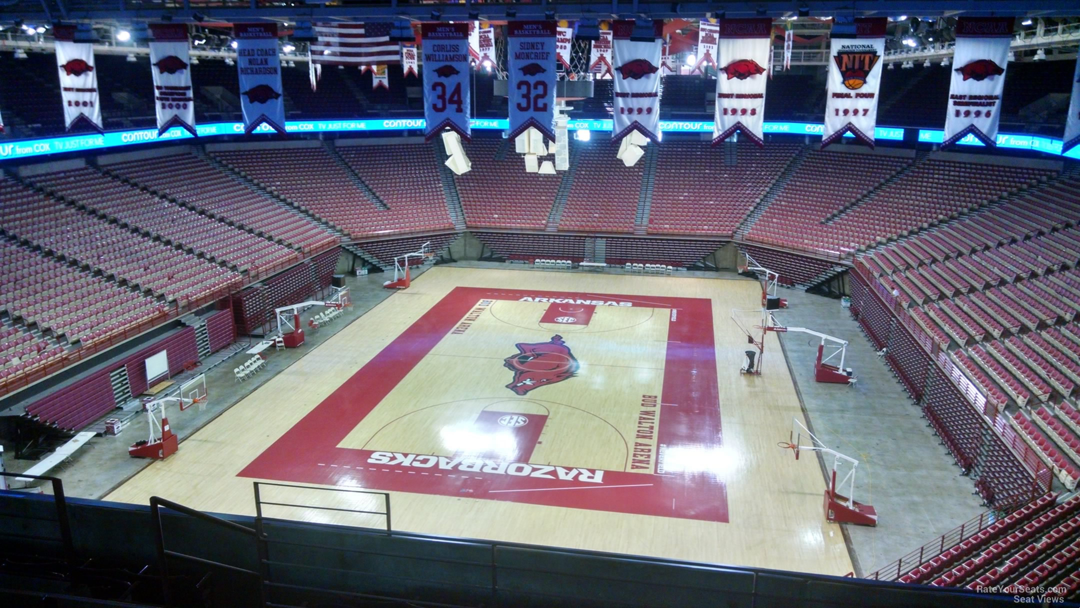 section 226, row 8 seat view  - bud walton arena