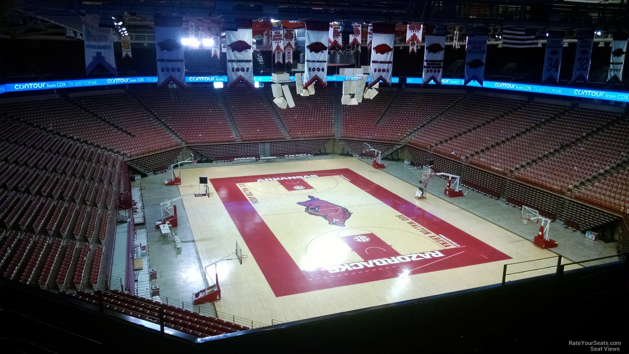 section 229, row 8 seat view  - bud walton arena