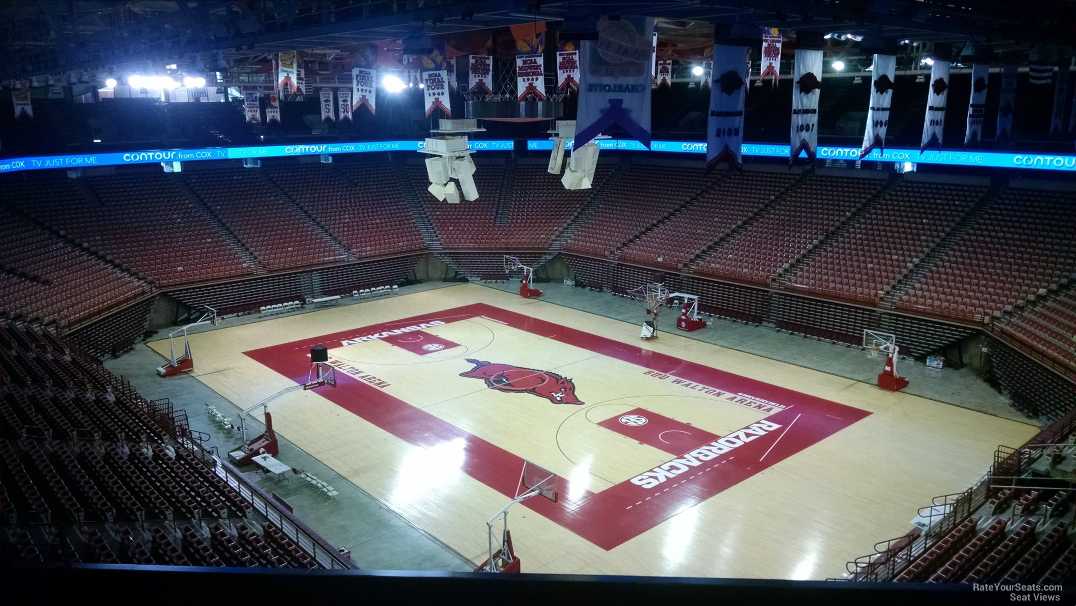 section 231, row 8 seat view  - bud walton arena