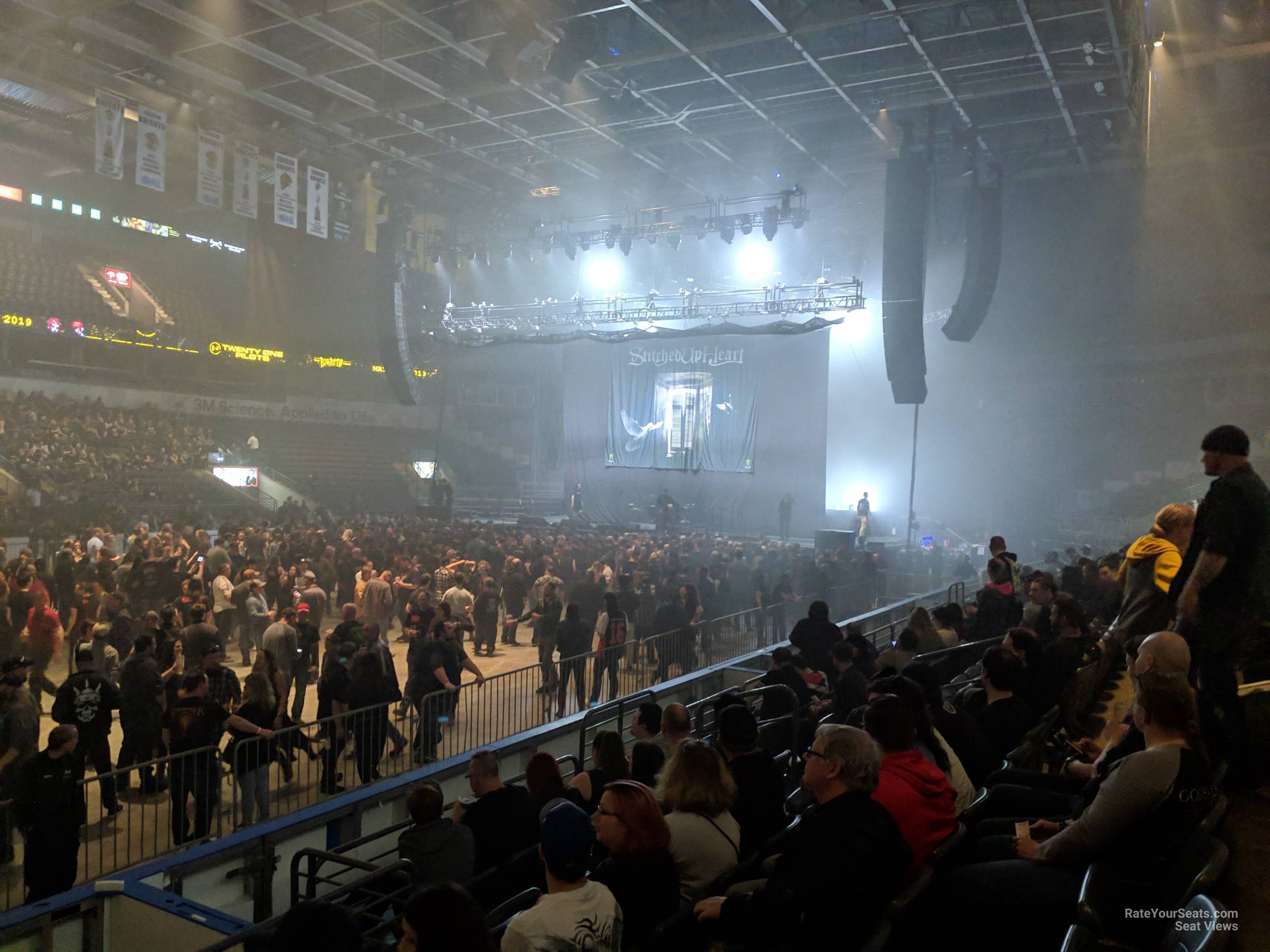 section 106 seat view  - budweiser gardens