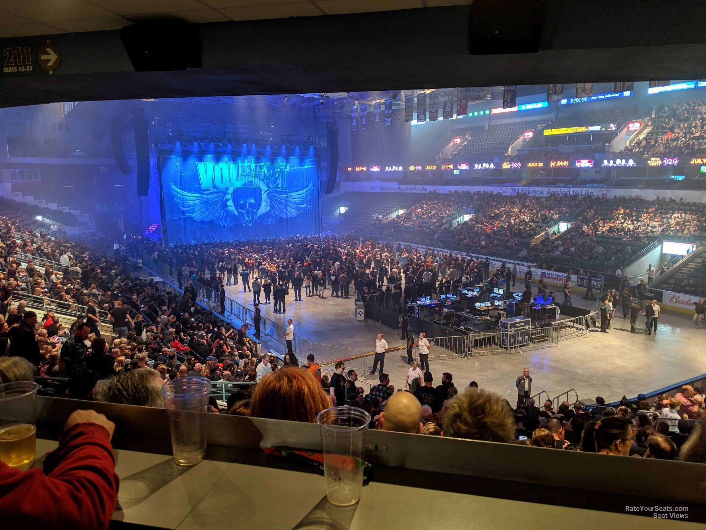 Section 211 at budweiser gardens rateyourseats