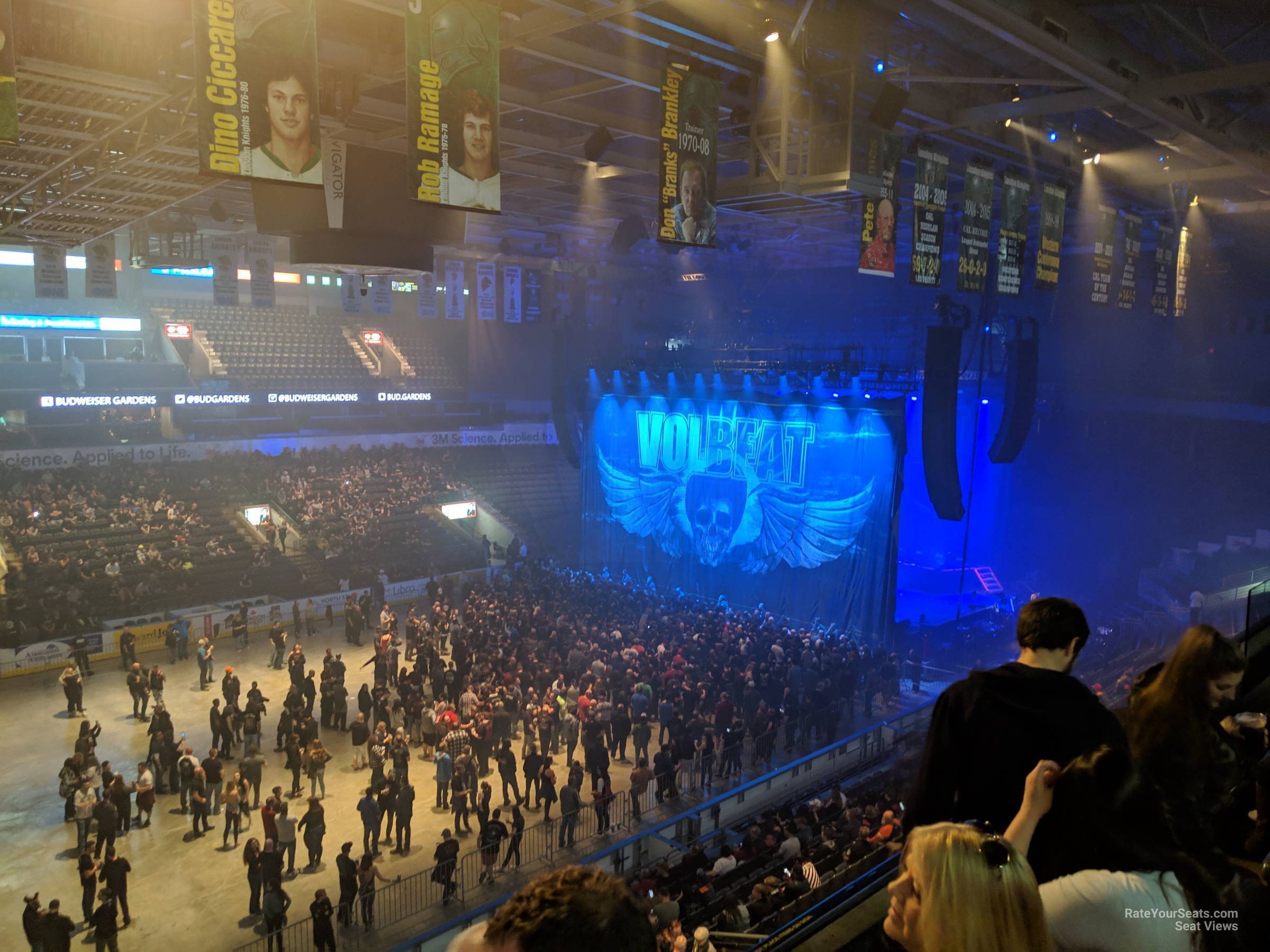 section 305 seat view  - budweiser gardens