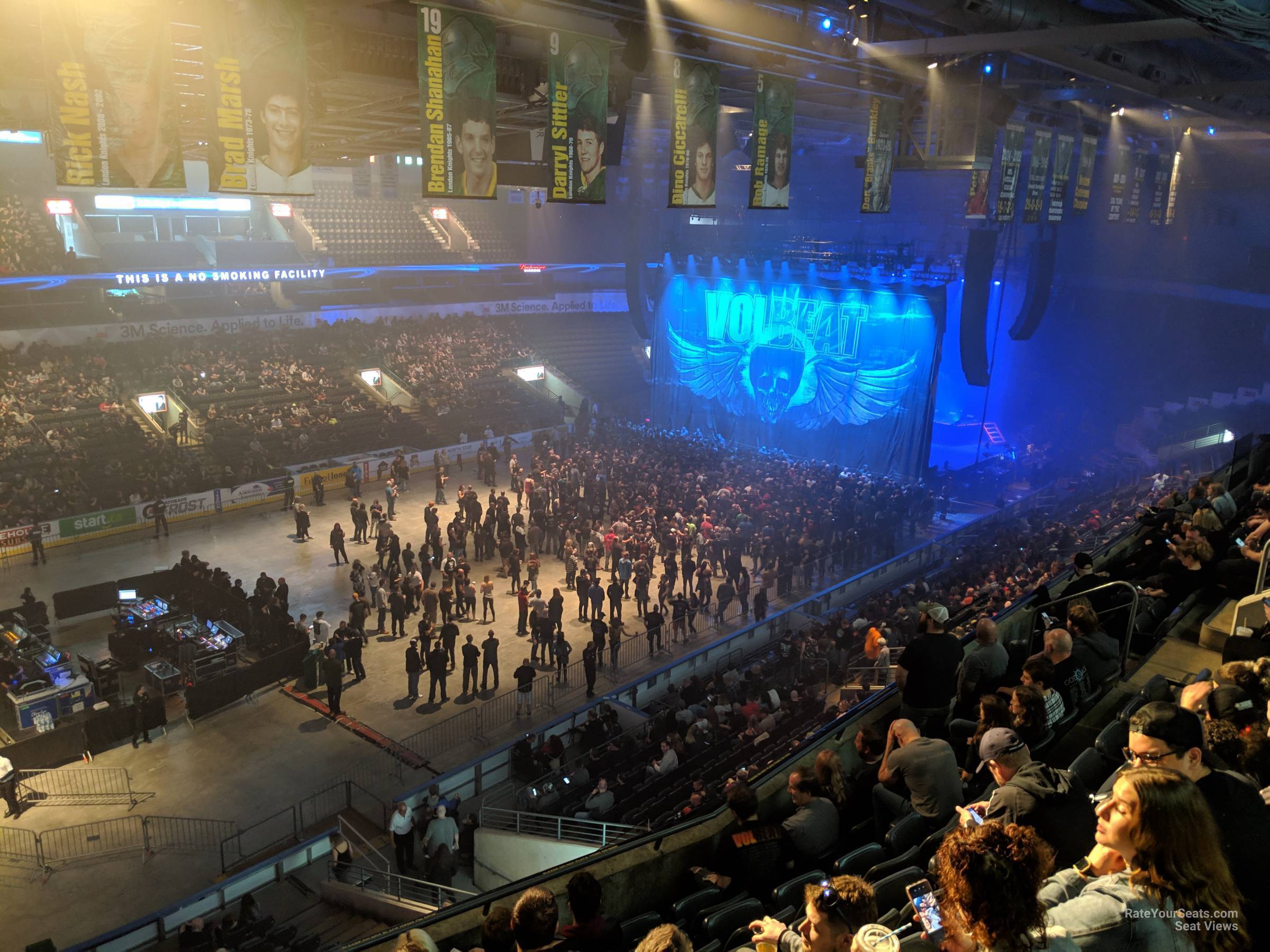 section 306 seat view  - budweiser gardens