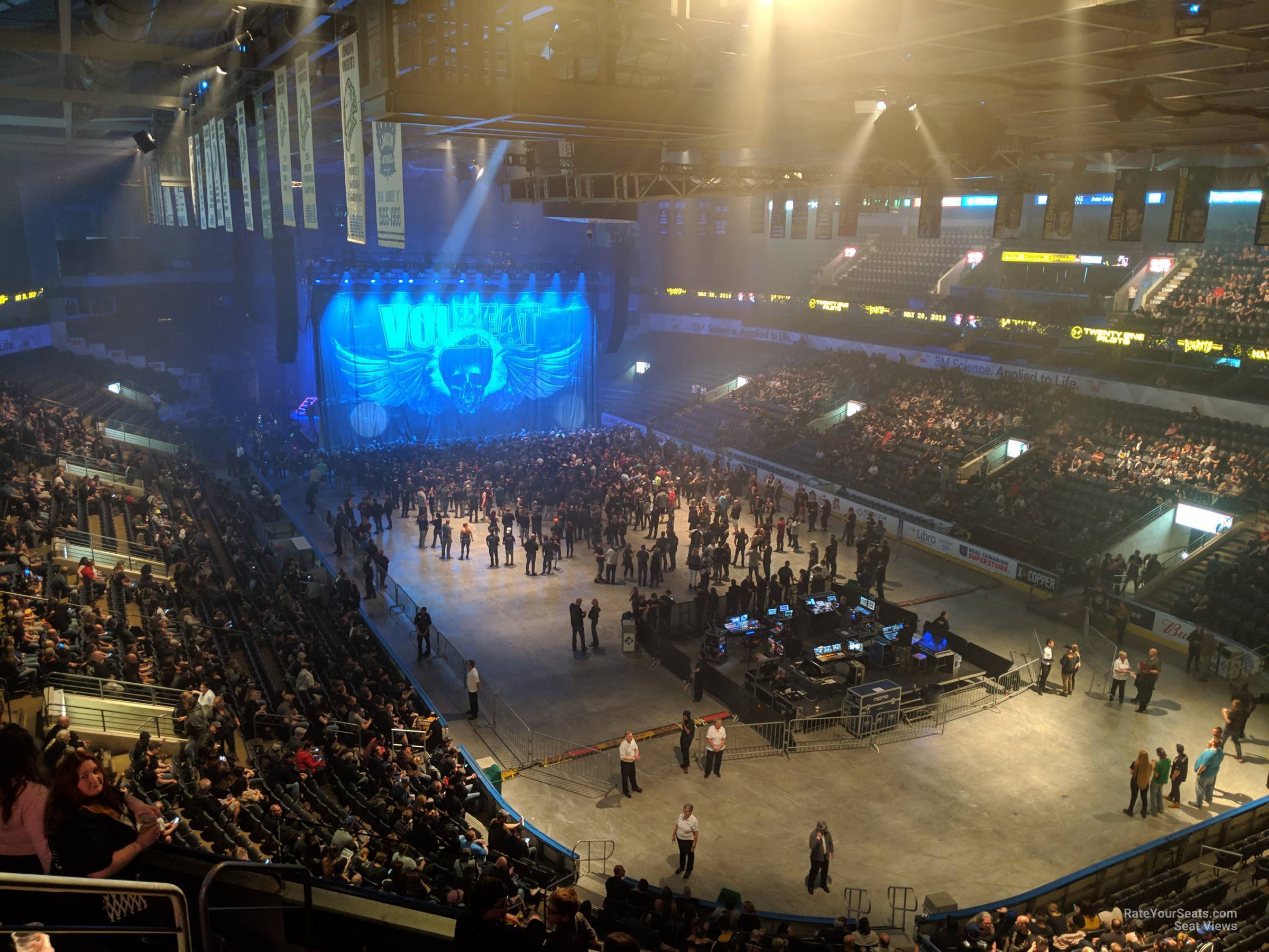 section 311 seat view  - budweiser gardens