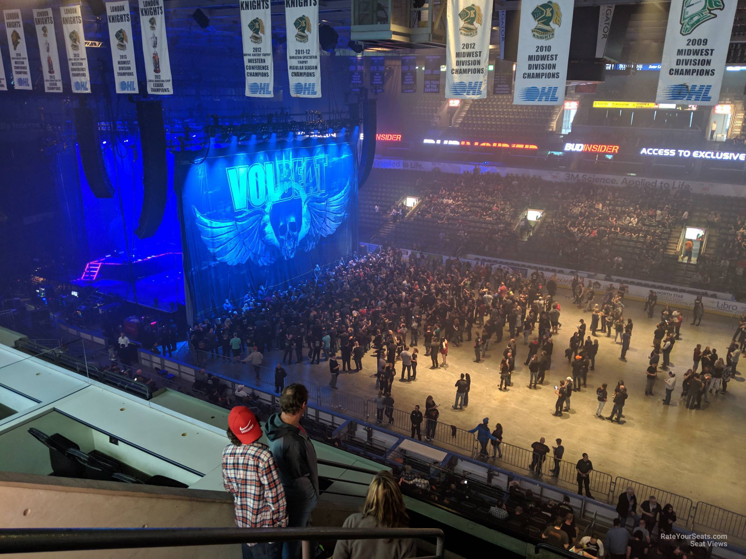 section 315 seat view  - budweiser gardens