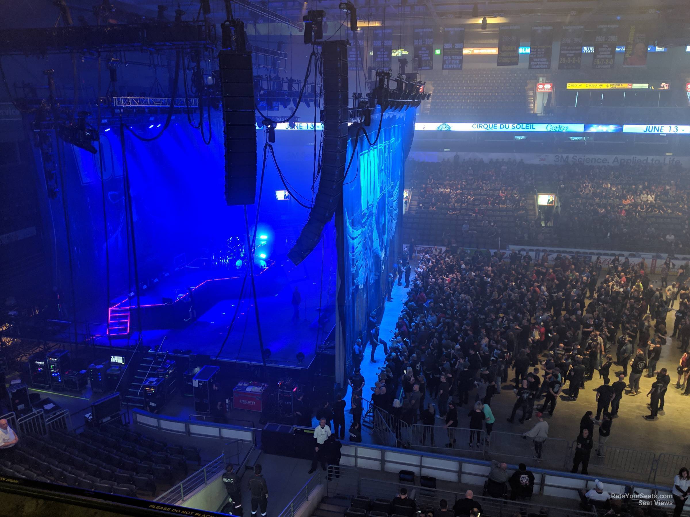 section 316 seat view  - budweiser gardens