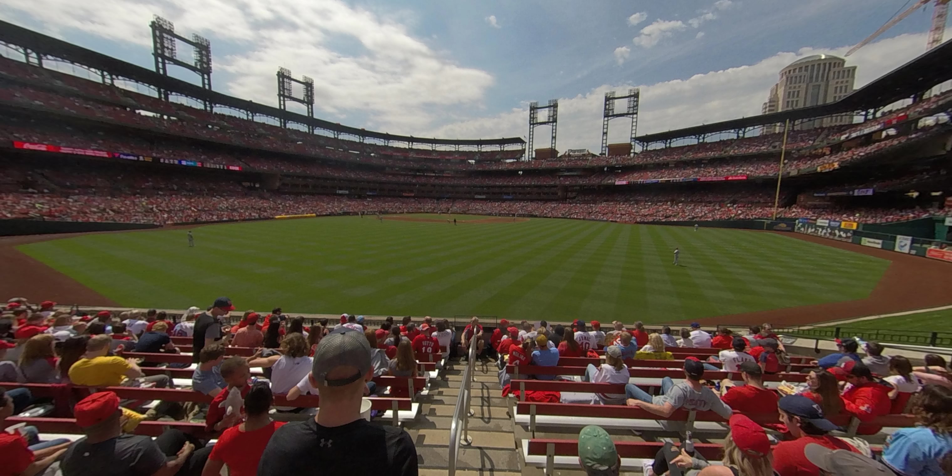 section 101 panoramic seat view  - busch stadium