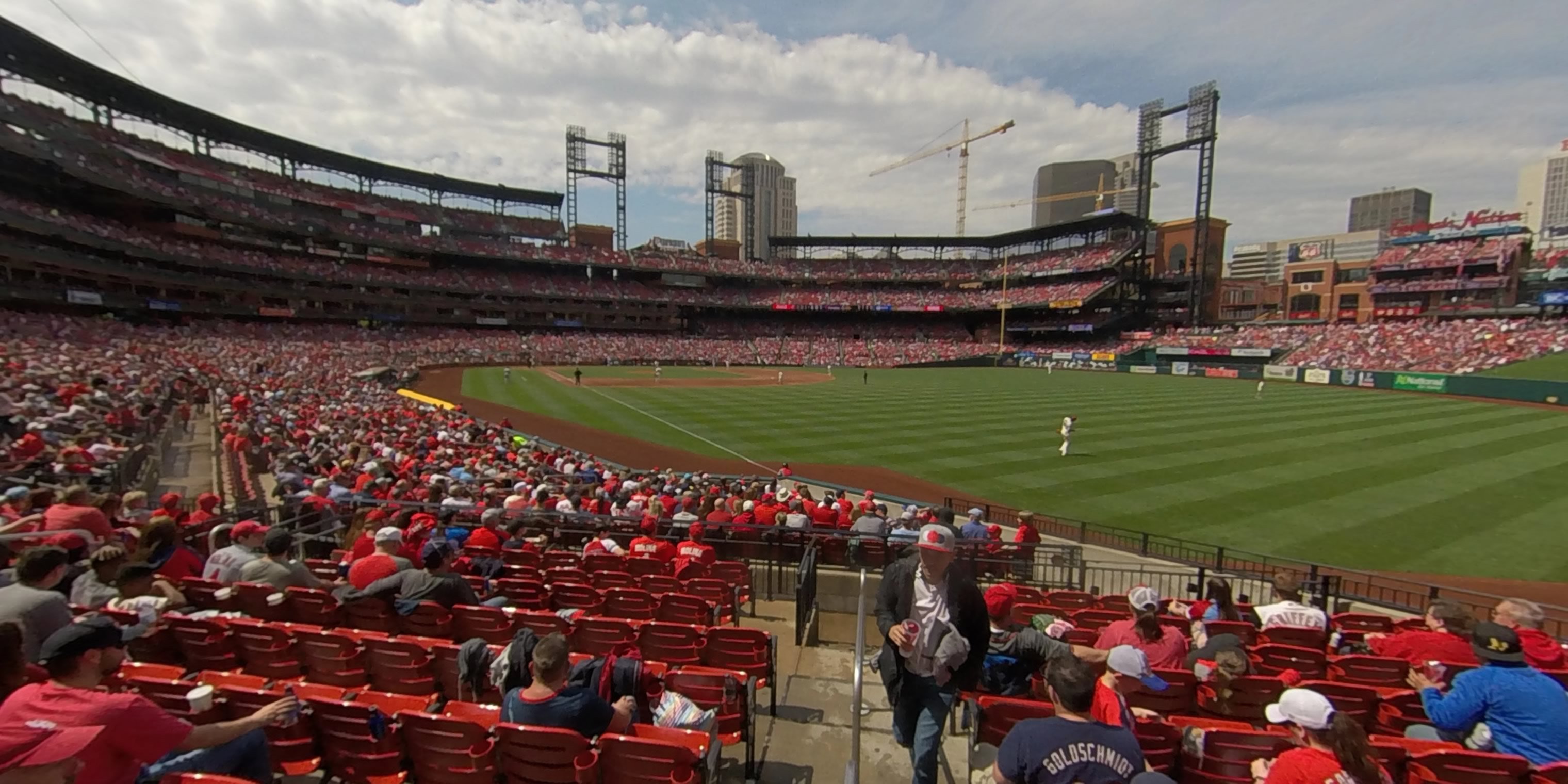 section 131 panoramic seat view  - busch stadium