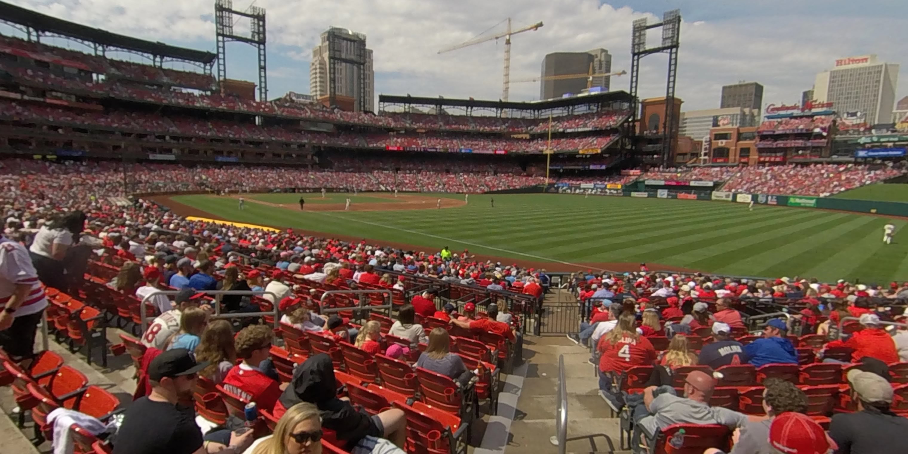 section 133 panoramic seat view  - busch stadium