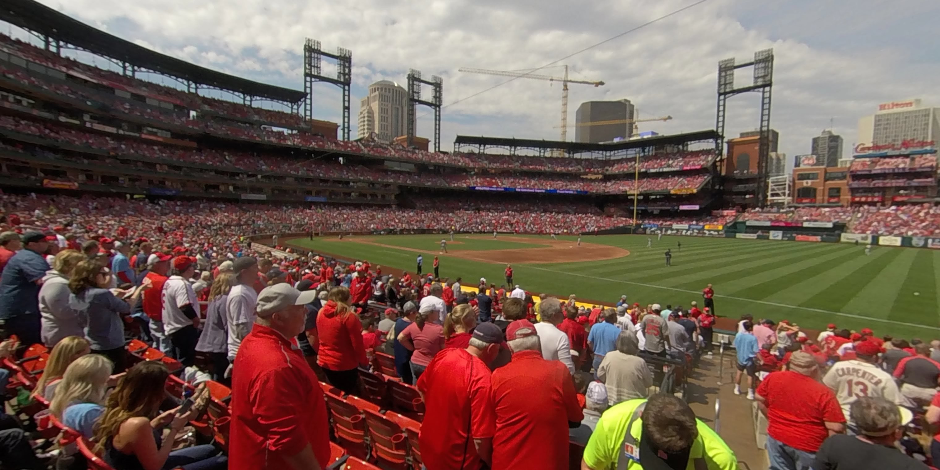 section 137 panoramic seat view  - busch stadium